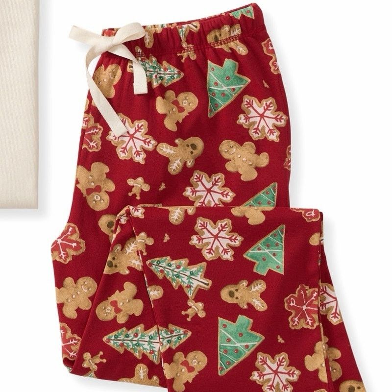 Other Burt’s Bees Men’s Pajama Pants Gingerbread Christmas Cookies Size US 26 / EU 42 - 5 Thumbnail