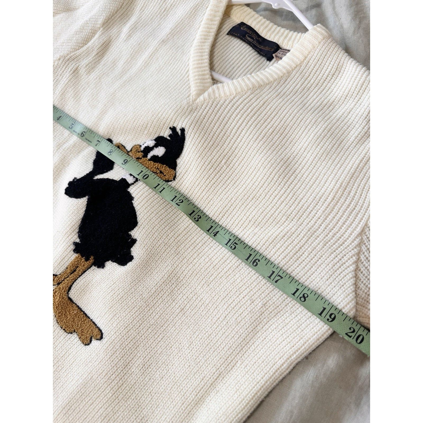 Vintage Vintage Daffy Duck Warner Brothers Sweater 1960s Cartoon Size S / US 4 / IT 40 - 13 Thumbnail