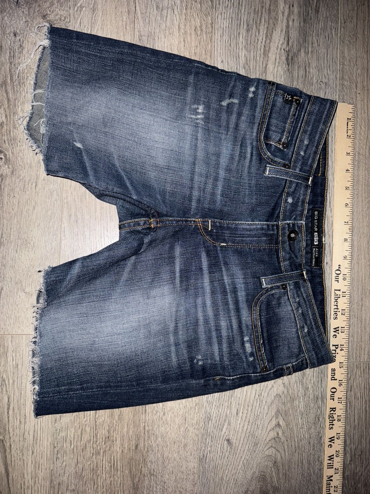 Big Star Buckle BIG STAR - Early 2000’s Alex Mid Rise Skinny Shorts Size 27" / US 4 / IT 40 - 4 Thumbnail