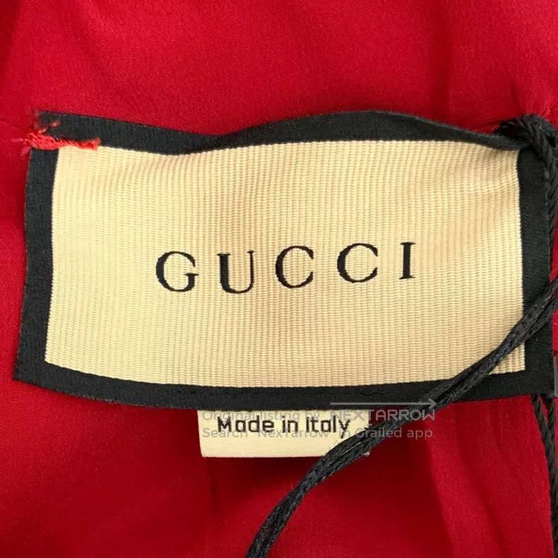 Gucci Gucci Red wool round-neck short-sleeved tassel dress Size XS / US 0-2 / IT 36-38 - 7 Thumbnail