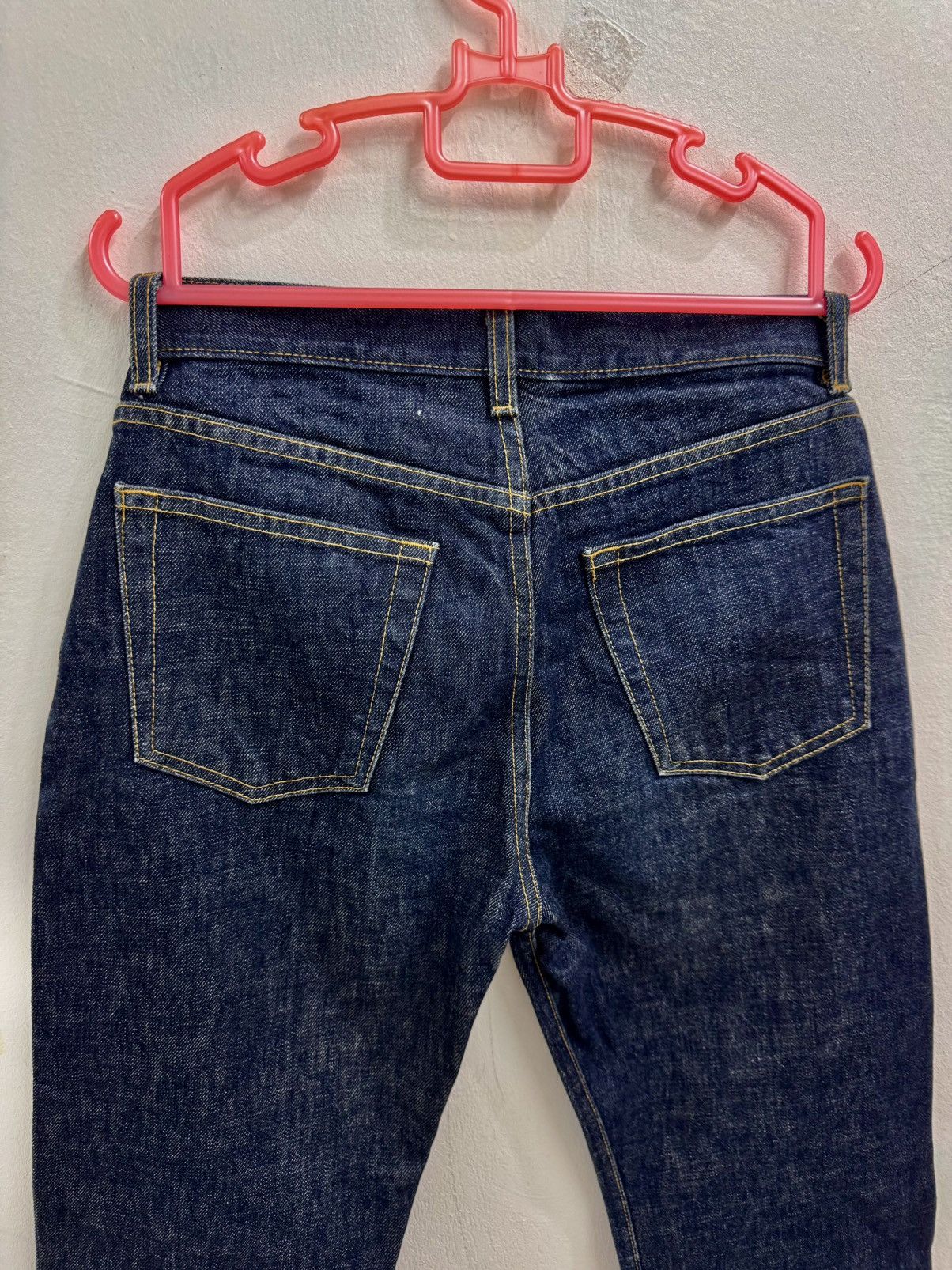 Helmut Lang Vtg Helmut Lang 1999 Indigo Blue Classic Cut Denim Jeans Size US 27 - 4 Thumbnail