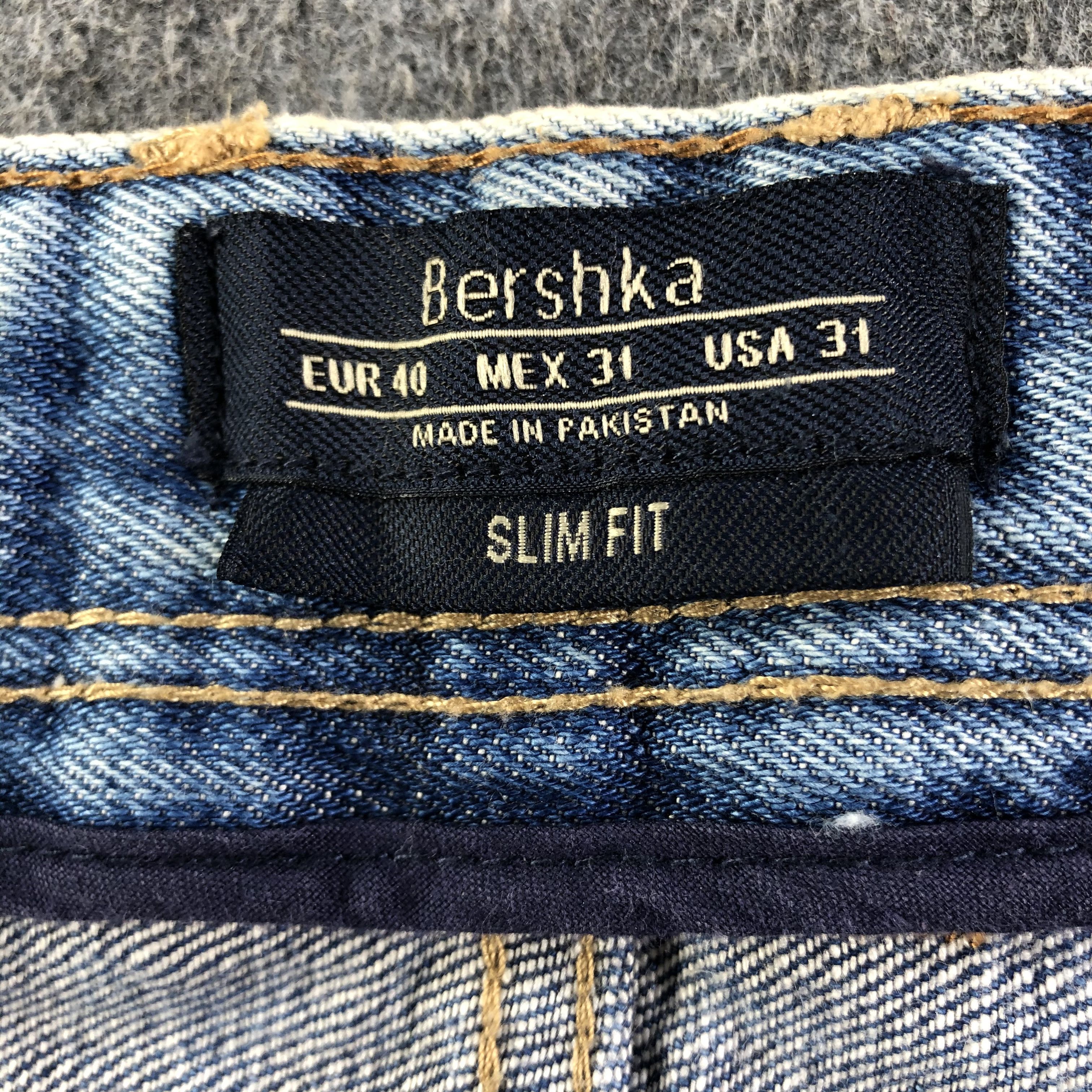 Bershka Bershka Jeans Acid Wash Slim Fit Denim -J2816 Size US 34 / EU 50 - 9 Thumbnail