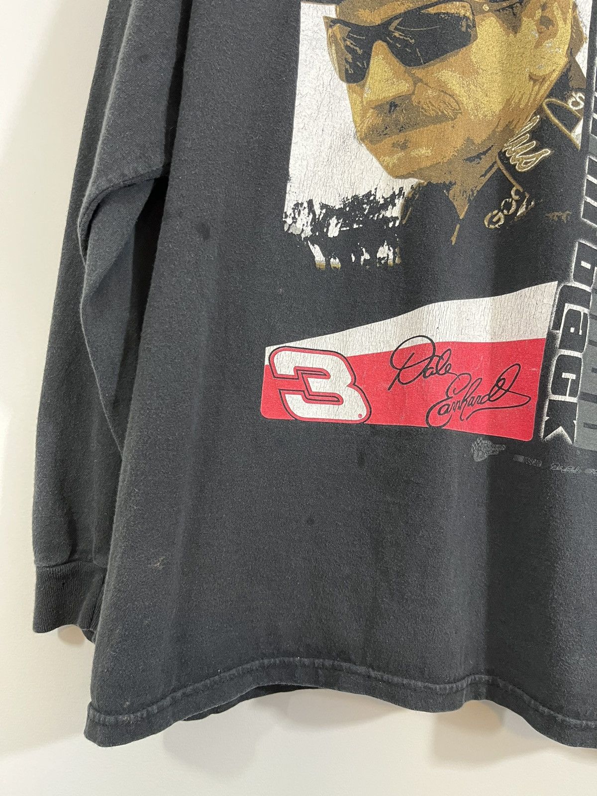 NASCAR Dale Earnhardt Thrashed Distressed Nascar Shirt Size US XXL / EU 58 / 5 - 10 Thumbnail