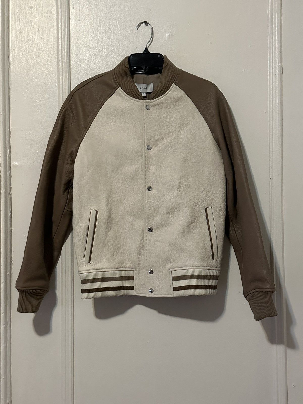 Reiss NWT men's leather jacket Size US S / EU 44-46 / 1 - 1 Thumbnail