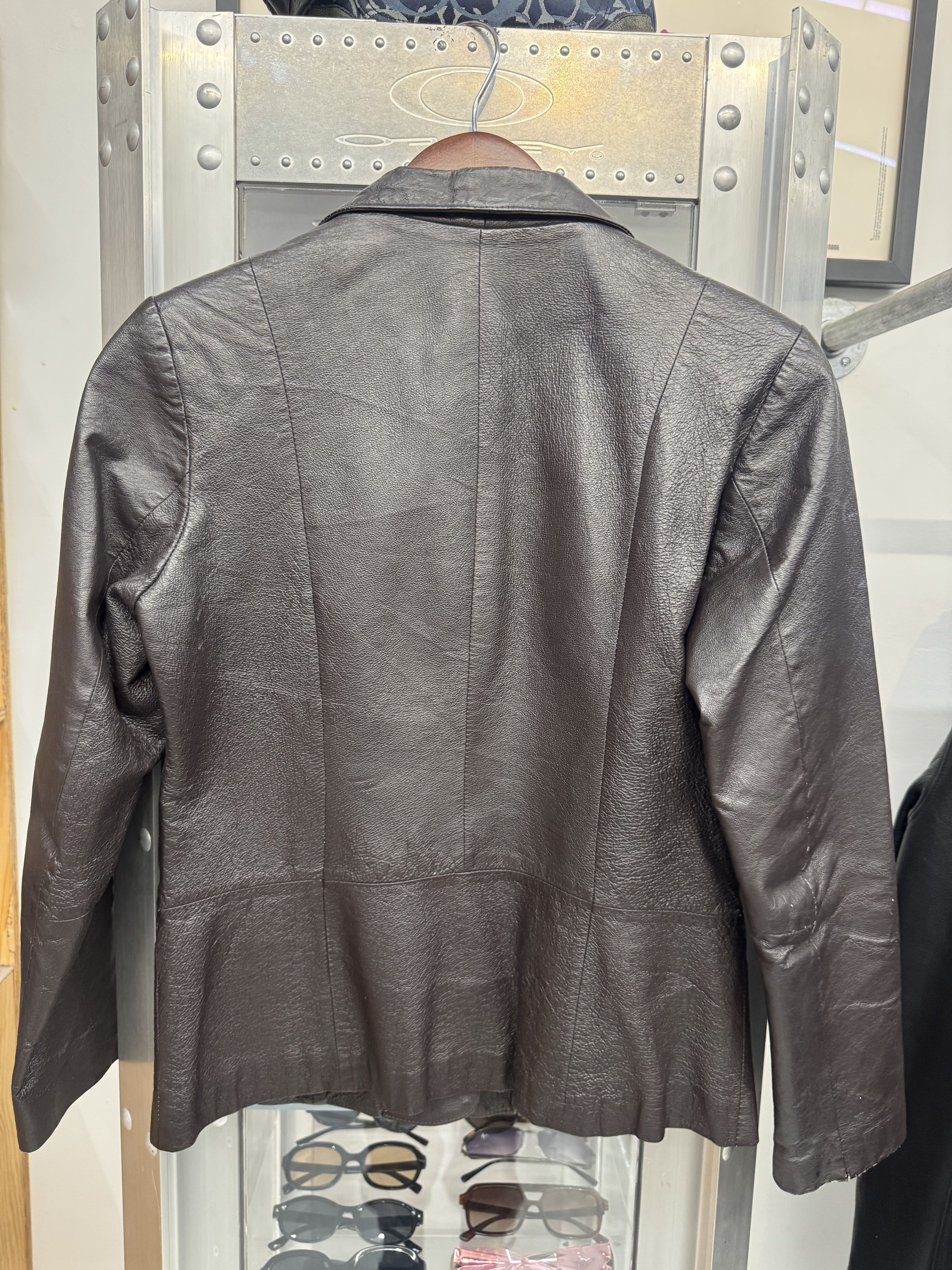 Other Vintage Leather Blazer Size S / US 4 / IT 40 - 4 Thumbnail