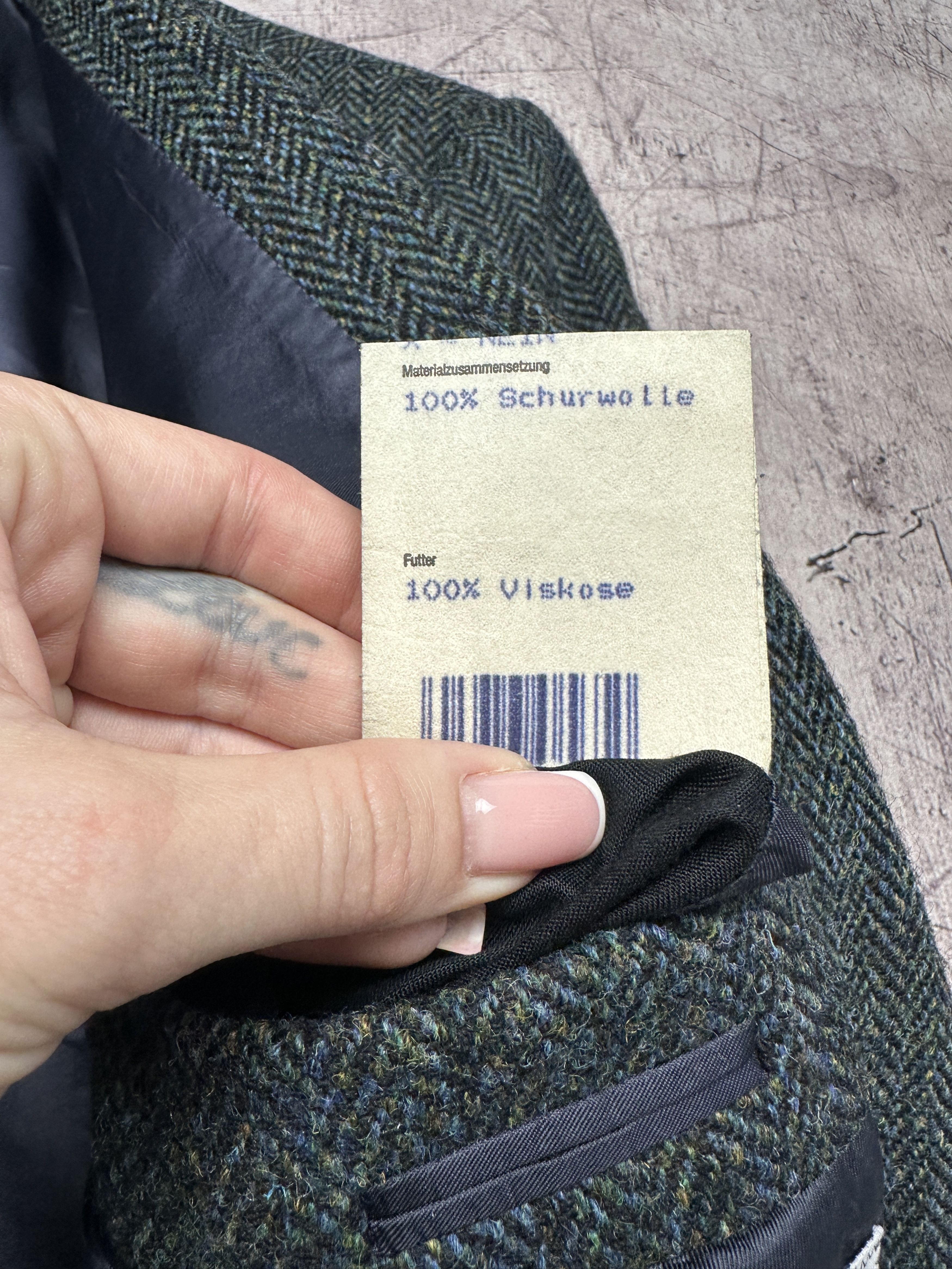 Harris Tweed Harris Tweed Vintage Mens Wool Blazer Jacket Size US XL / EU 56 / 4 - 6 Thumbnail
