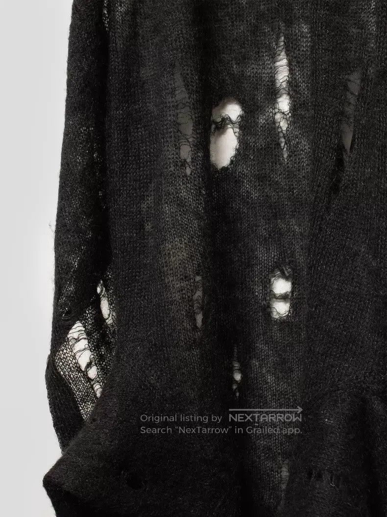 Junya Watanabe Junya Watanabe Distressed faux two-piece cardigan Size S / US 4 / IT 40 - 6 Thumbnail