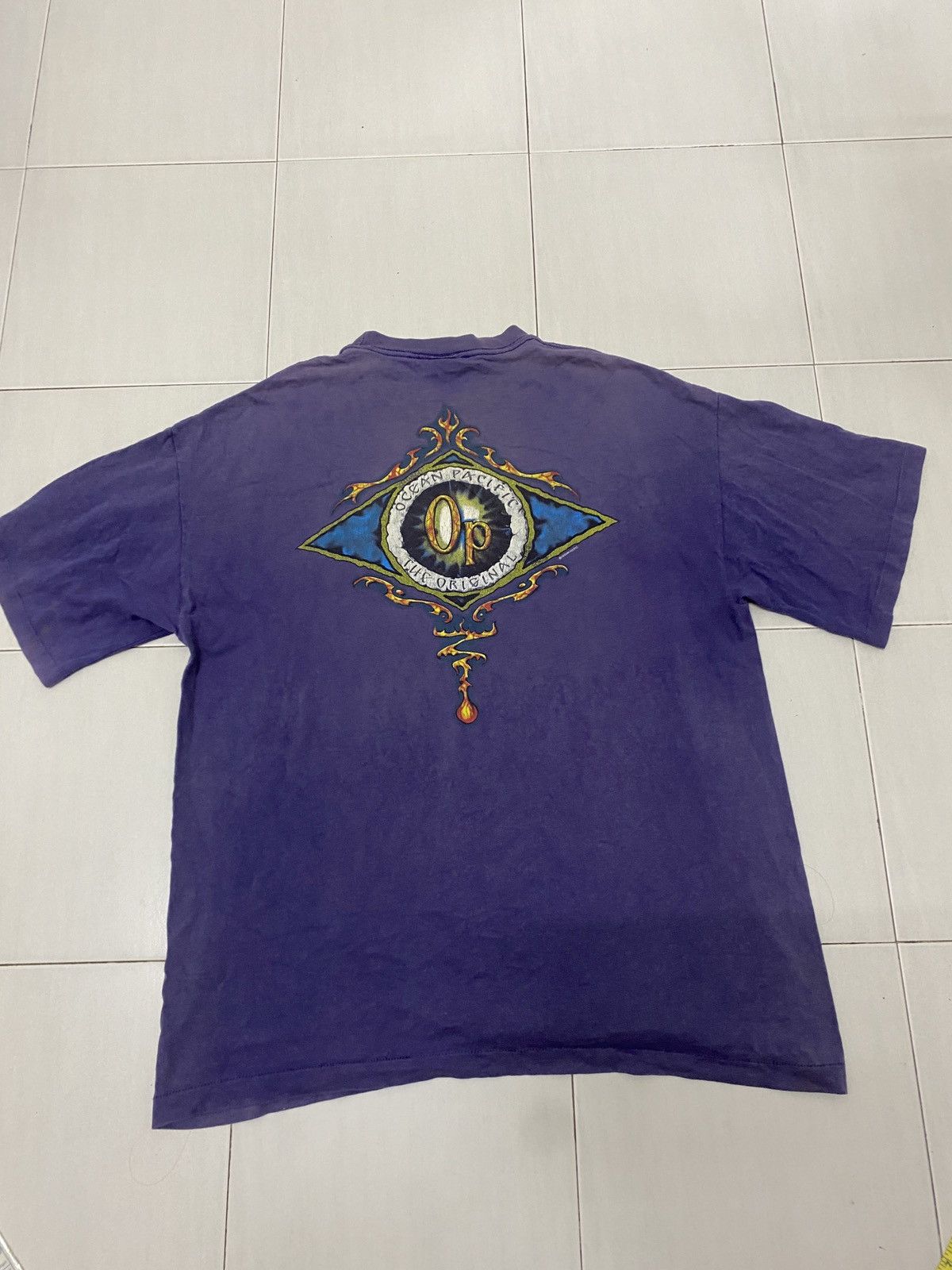 Ocean Pacific × Vintage Vintage 90s Ocean Pacific sun faded Shirt Size US XL / EU 56 / 4 - 7 Thumbnail
