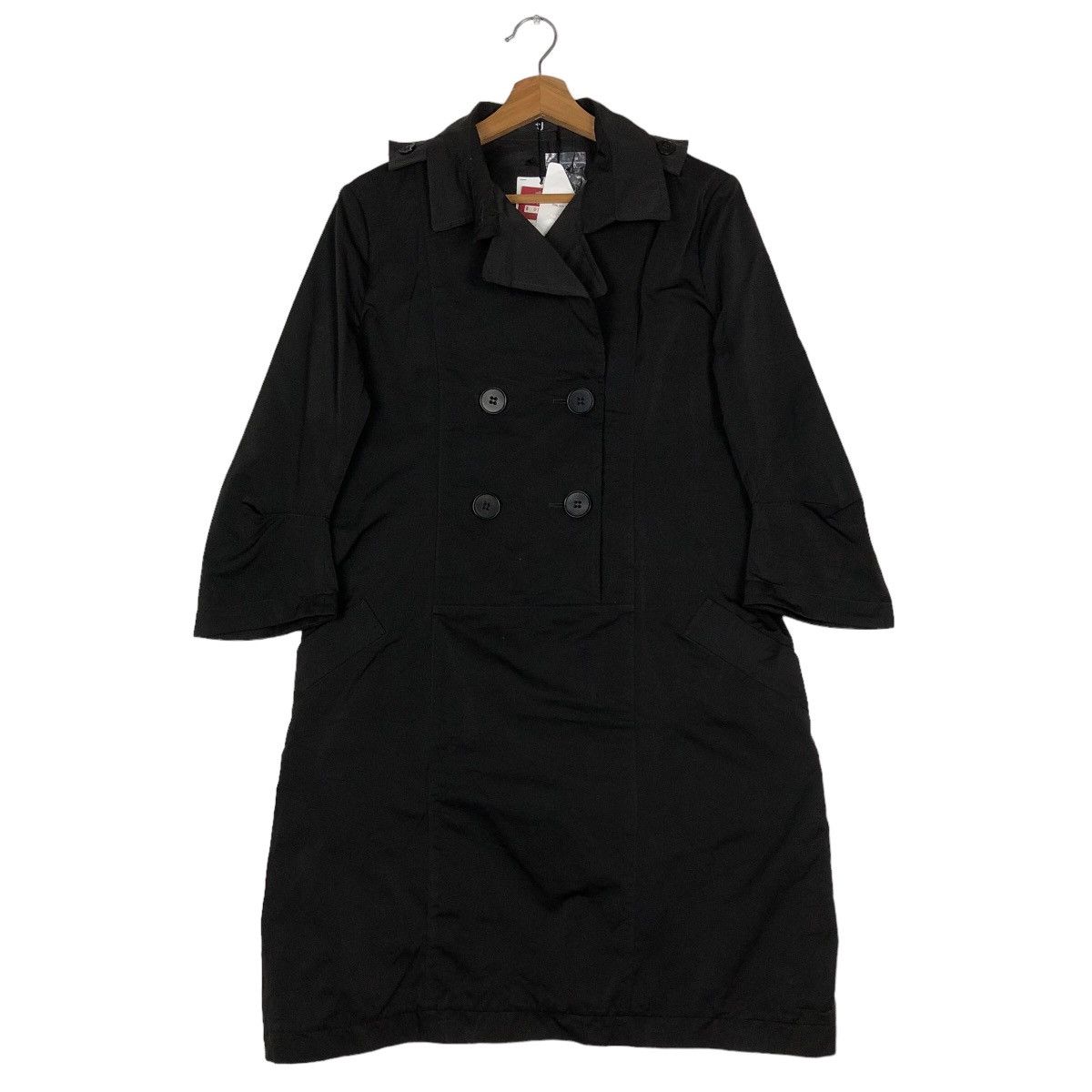 Jil Sander 🔥Vintage Long Jacket Double Breast Fly Coats J+ Jill Sander Size US L / EU 52-54 / 3 - 1 Thumbnail