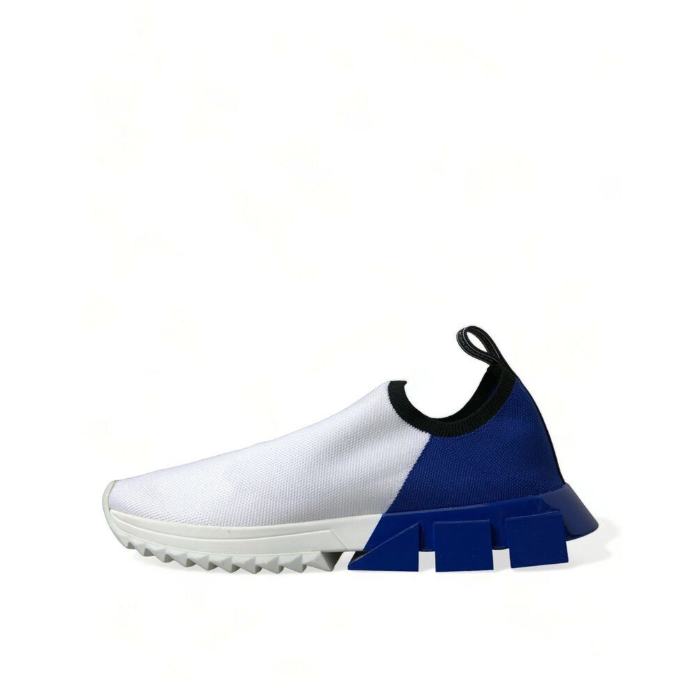 Dolce & Gabbana Dolce & Gabbana Chic Low Top Sorrento Sneakers in Blue and W Size US 6.5 / EU 39-40 - 5 Thumbnail