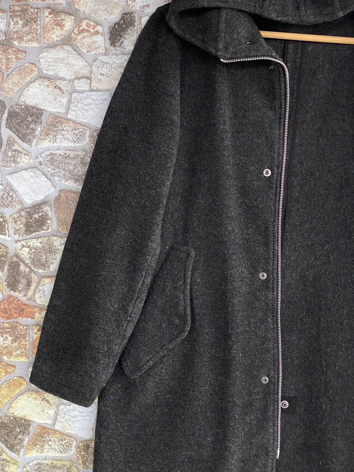 If Six Was Nine × Le Grande Bleu (L.G.B.) × Zucca Zucca Wool Trench Jacket Size US L / EU 52-54 / 3 - 5 Thumbnail