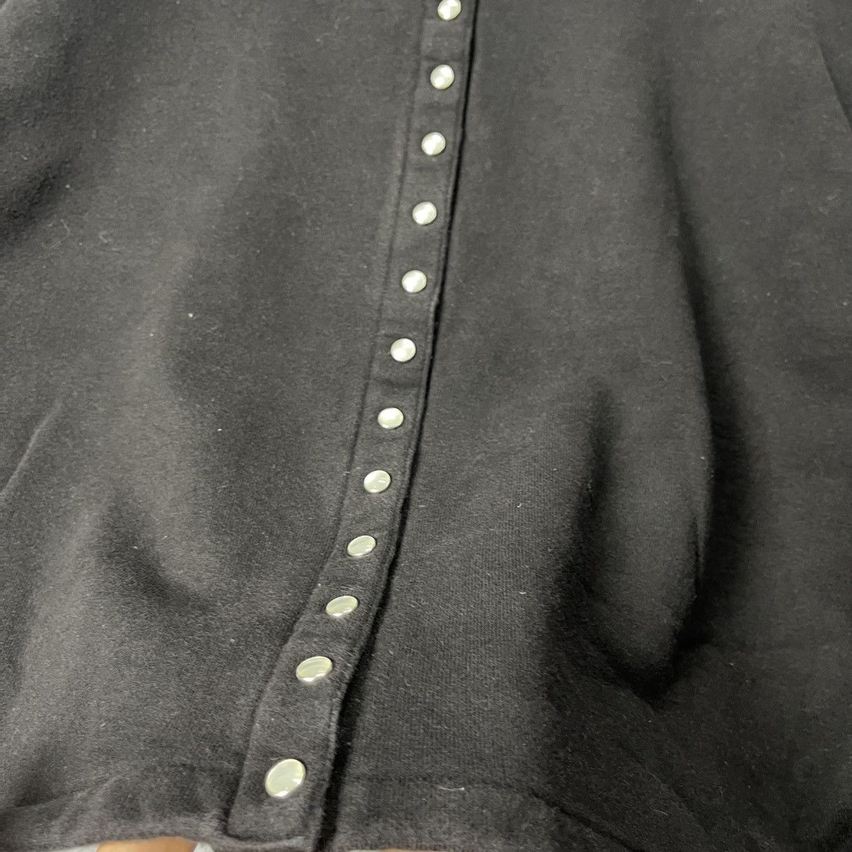 agnes b. Vintage Agnes b. Snap Button Cropped Cardigan Jacket Black Size M / US 6-8 / IT 42-44 - 5 Thumbnail