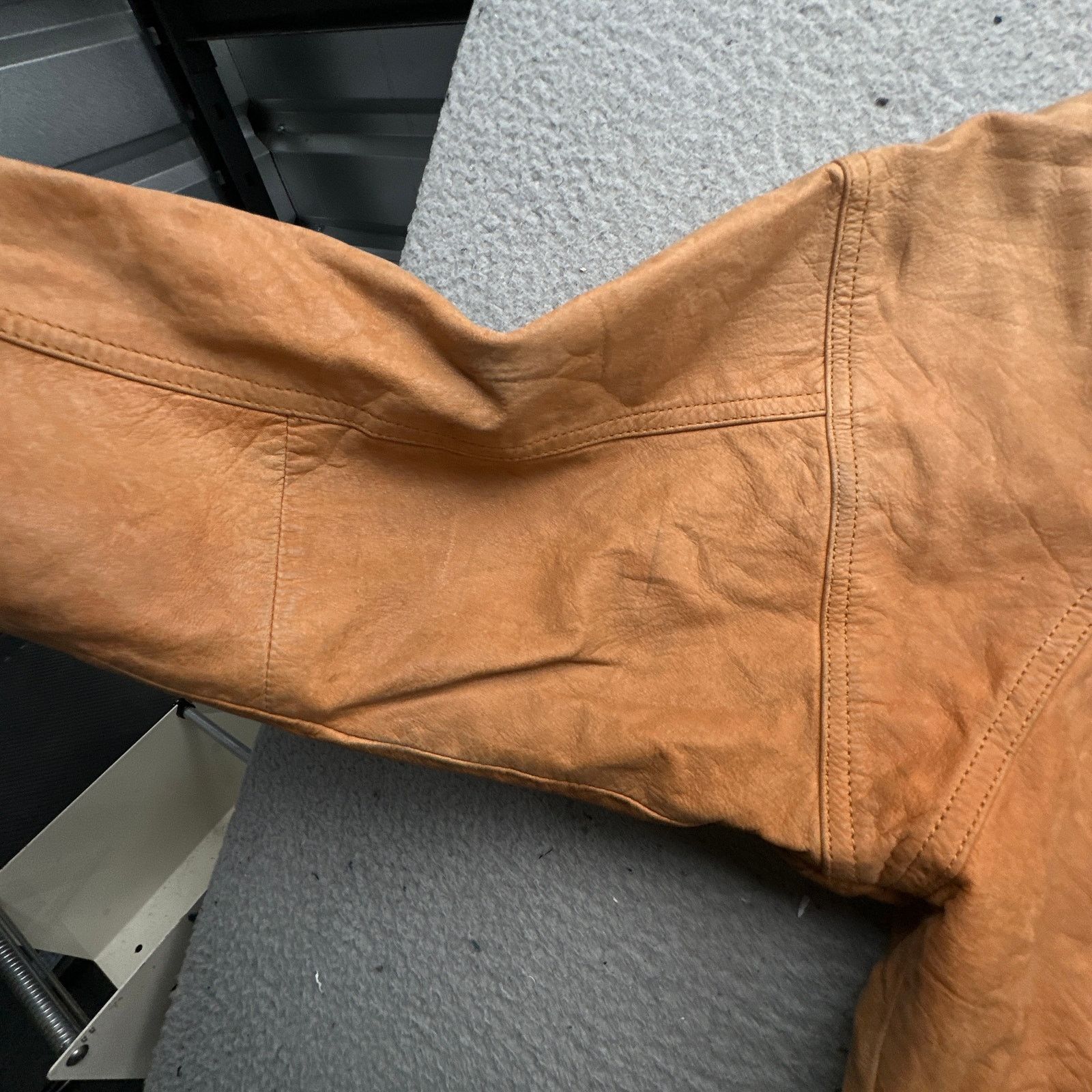 Other Vintage Brandon Thomas Two Tone Bomber Leather Jacket Small Size US S / EU 44-46 / 1 - 6 Thumbnail