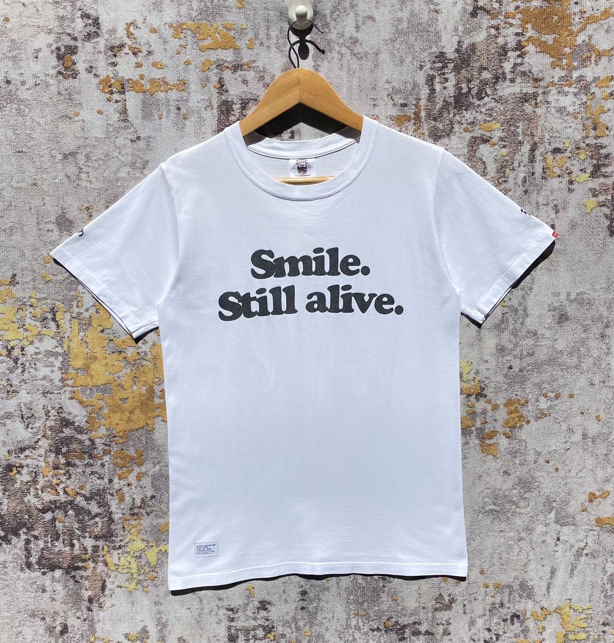 Wtaps Japanese Streetwear Shirt Wording Smile Still Alive