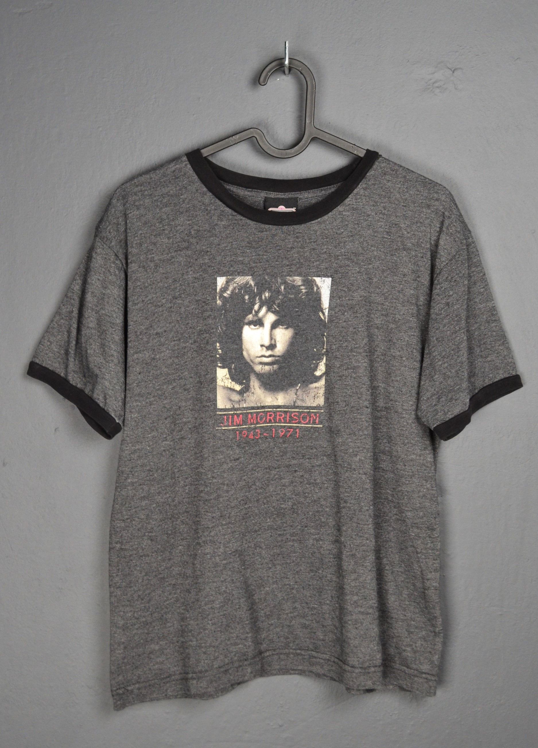 Band Tees Winter Land Youth L Gray Jim Morrison Graphic Women's XS-S Size XS / US 0-2 / IT 36-38 - 3 Thumbnail