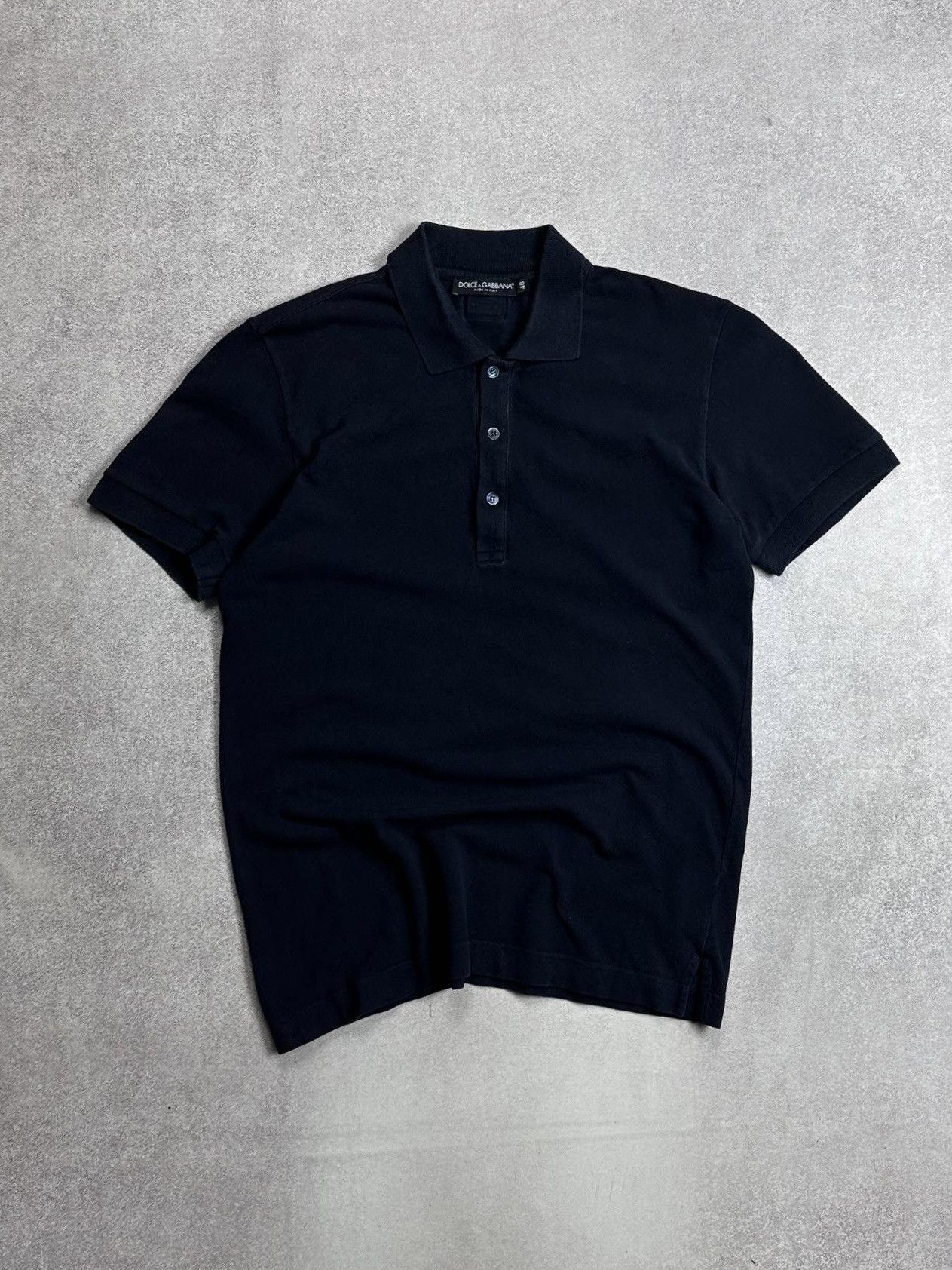 Dolce & Gabbana Vintage Dolce & Gabbana Metal Logo Polo Shirt Rare M Size US M / EU 48-50 / 2 - 1 Thumbnail