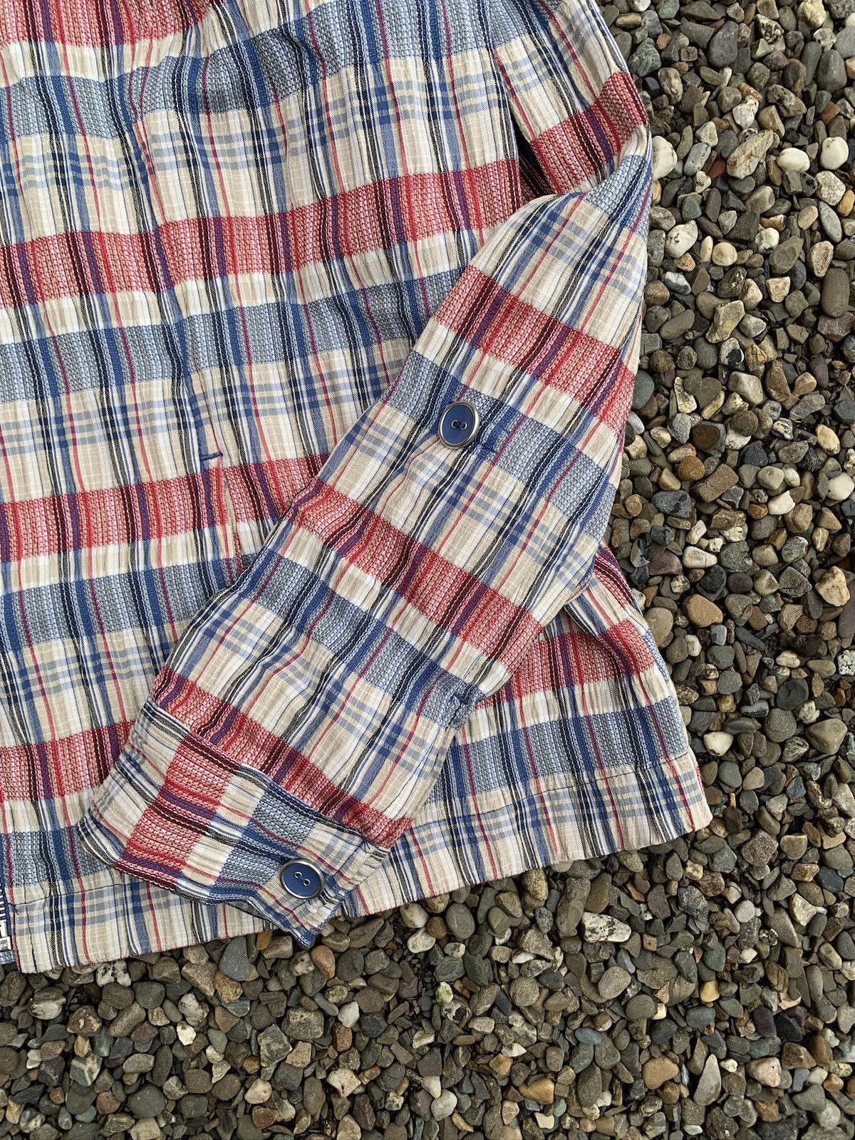 Other Christopher & Banks Lightweight Plaid Zip-Up Jacket Size L / US 10 / IT 46 - 3 Thumbnail