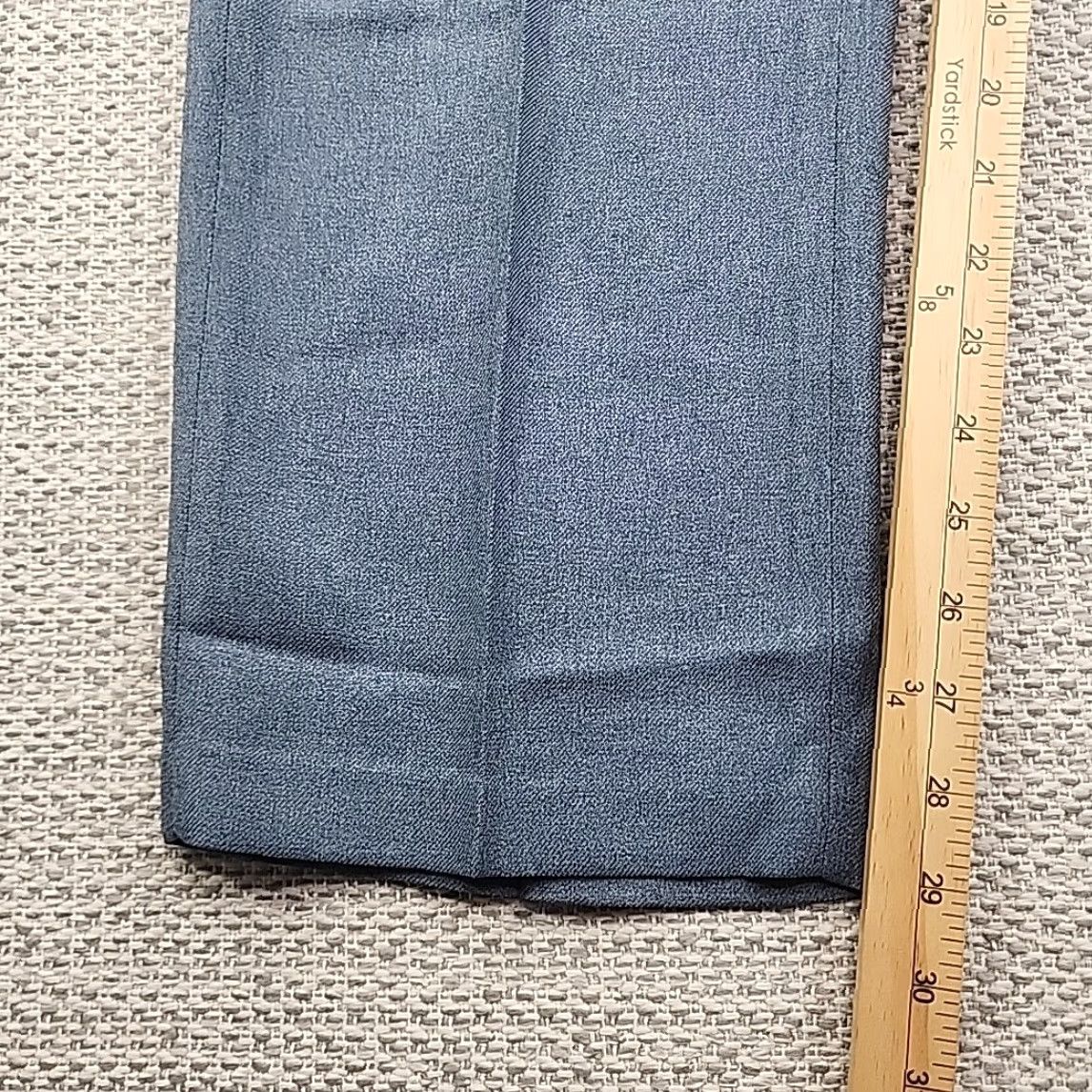 Levi's VINTAGE Levi Strauss Action Slacks Men 36x29 Blue Dress Pants Western Size US 36 / EU 52 - 6 Thumbnail