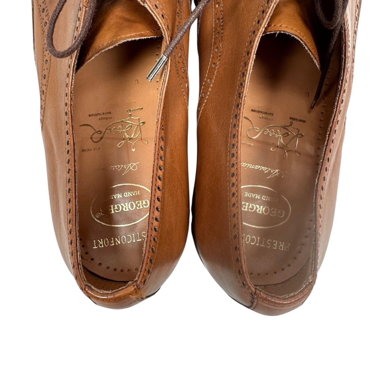 The Unbranded Brand George’s Shoes Artesania Artisan Oxford Men’s US 10 A Brown Size US 10 / EU 43 - 6 Thumbnail