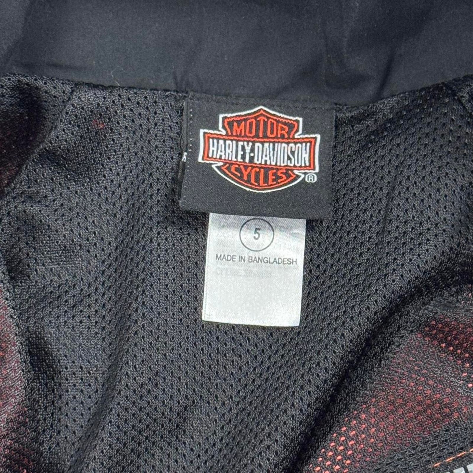 Harley Davidson VINTAGE Y2K 2006 HARLEY DAVIDSON KIDS WINDBREAKER JACKET: Size ONE SIZE - 4 Thumbnail
