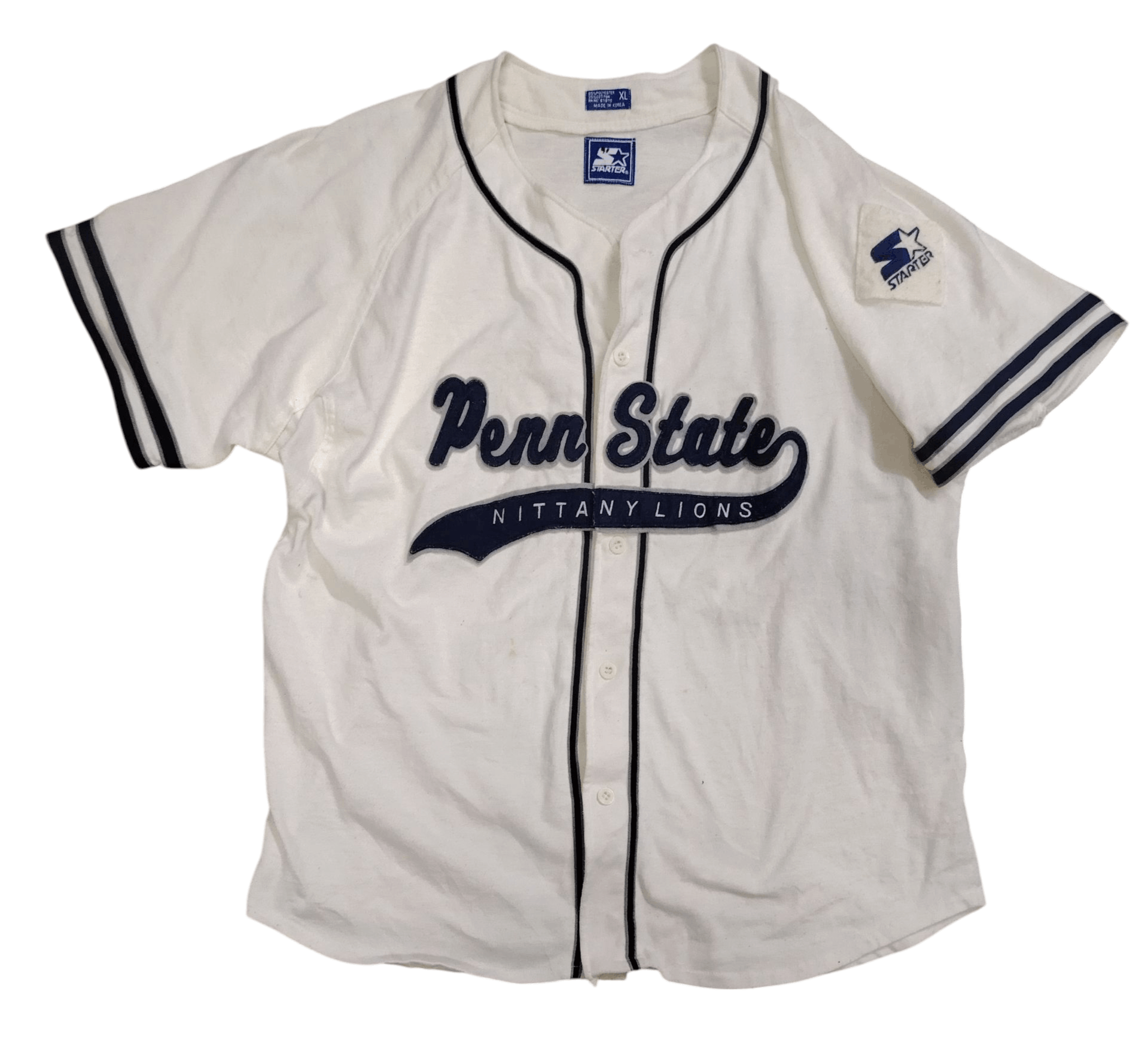 NFL Vintage Penn State NFL Baseball Starter Jersey Size US XL / EU 56 / 4 - 1 Thumbnail