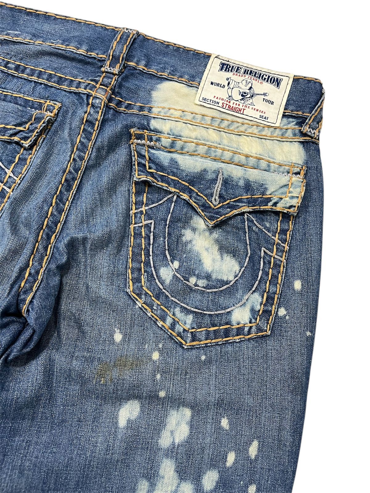 True Religion True Religion Section Straight Acid Flared Jeans Size US 36 / EU 52 - 4 Thumbnail