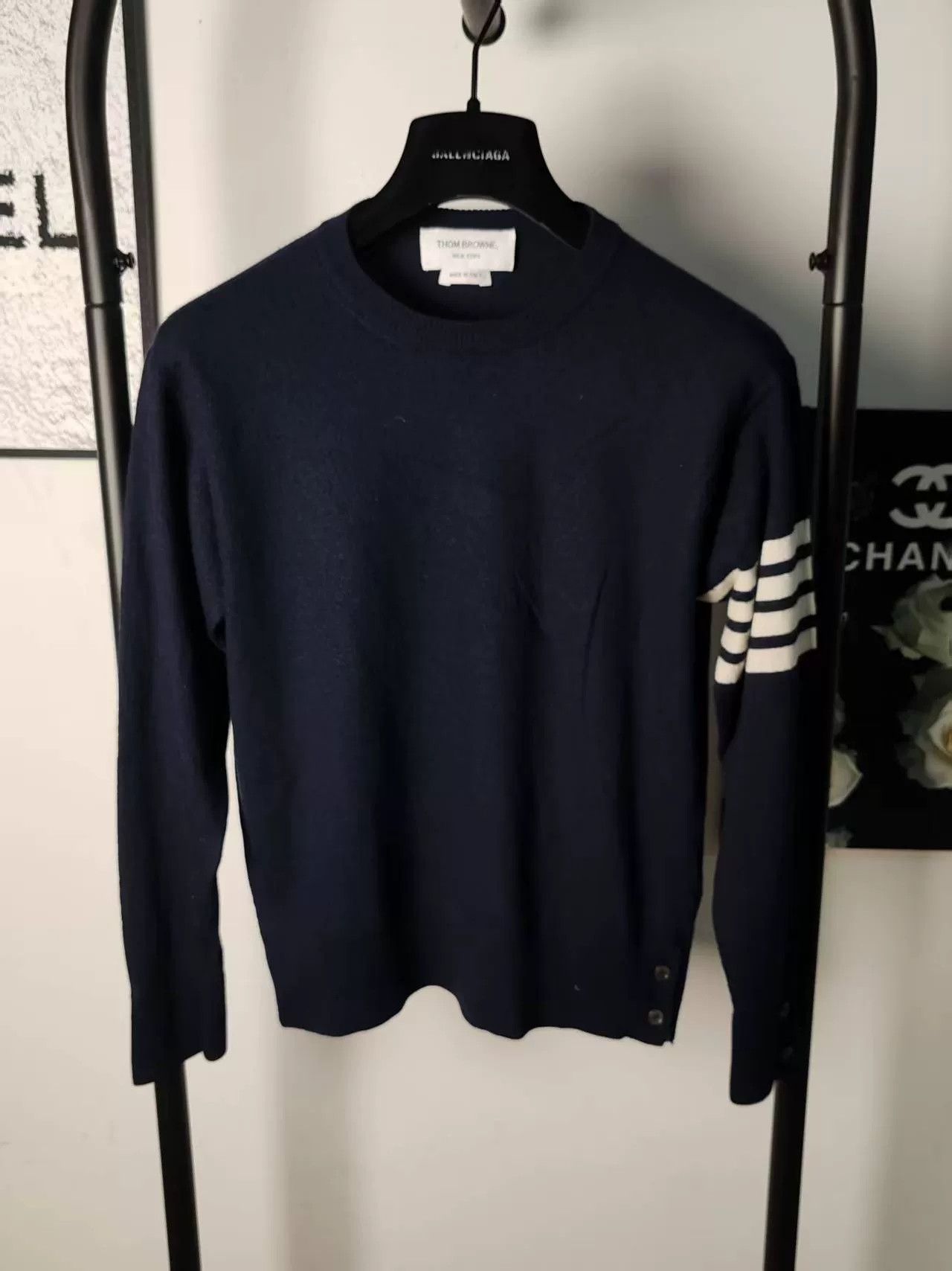 Thom Browne Genuine Thom Browne Striped Knit Sweater Size US M / EU 48-50 / 2 - 1 Thumbnail