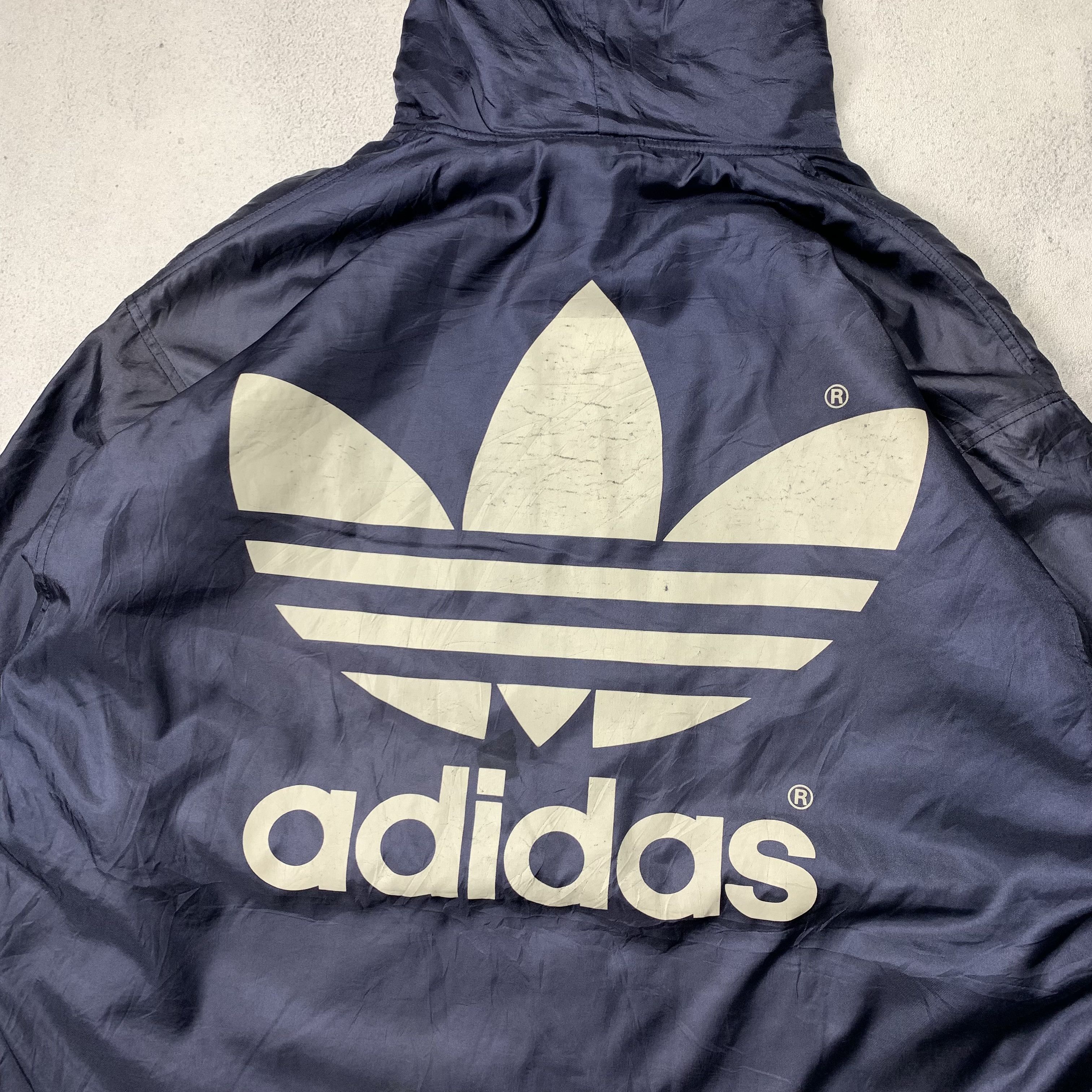 Adidas Vintage Adidas Big Logo Coat Jacket Size US M / EU 48-50 / 2 - 2 Thumbnail