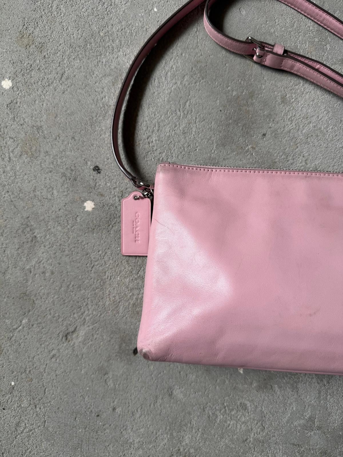 Coach Coach Leather Crossbody Bag Pink Size ONE SIZE - 9 Thumbnail