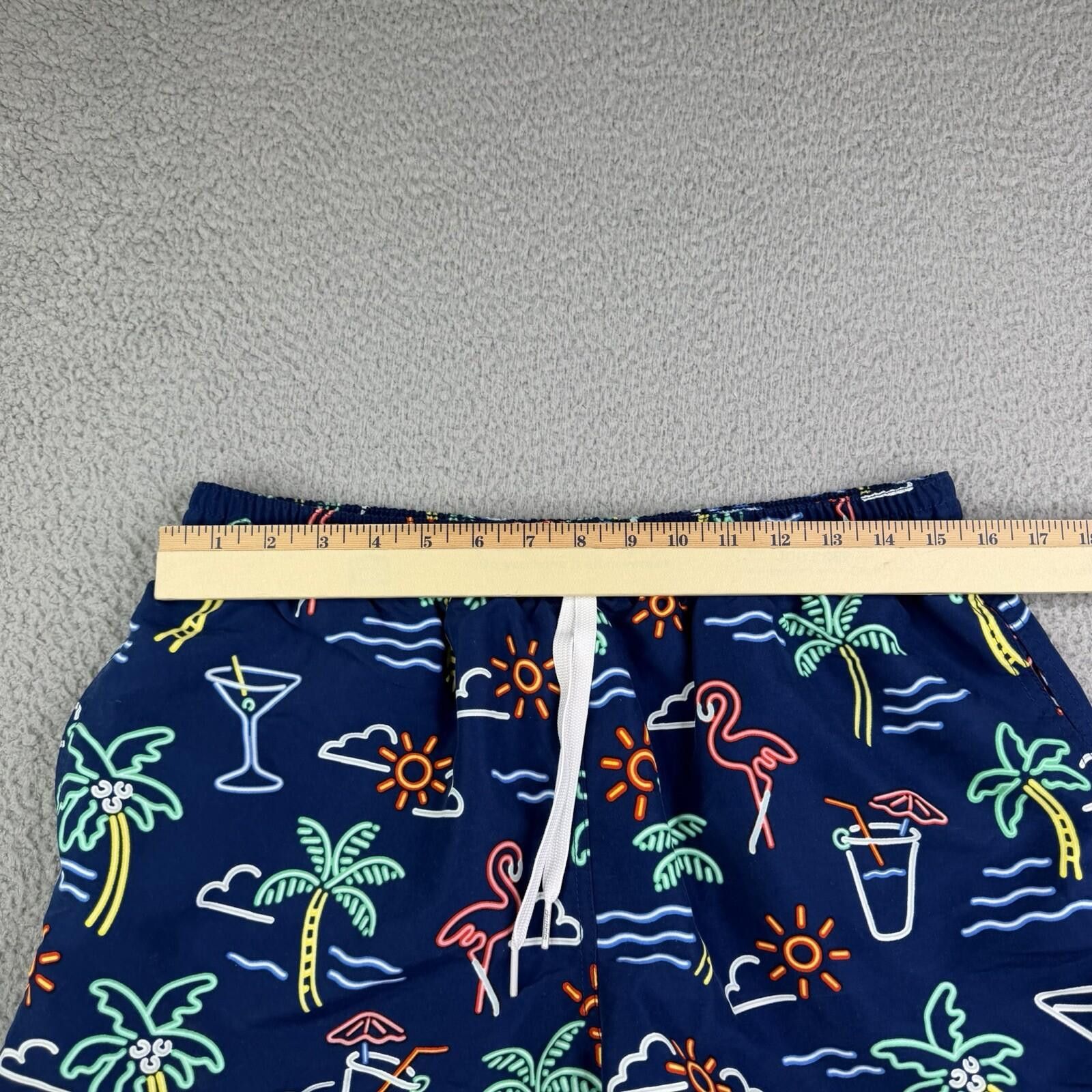 Chubbies Chubbies Neon Glades Swim Trunks Men's Large (32x7) Lined Size US 34 / EU 50 - 4 Thumbnail