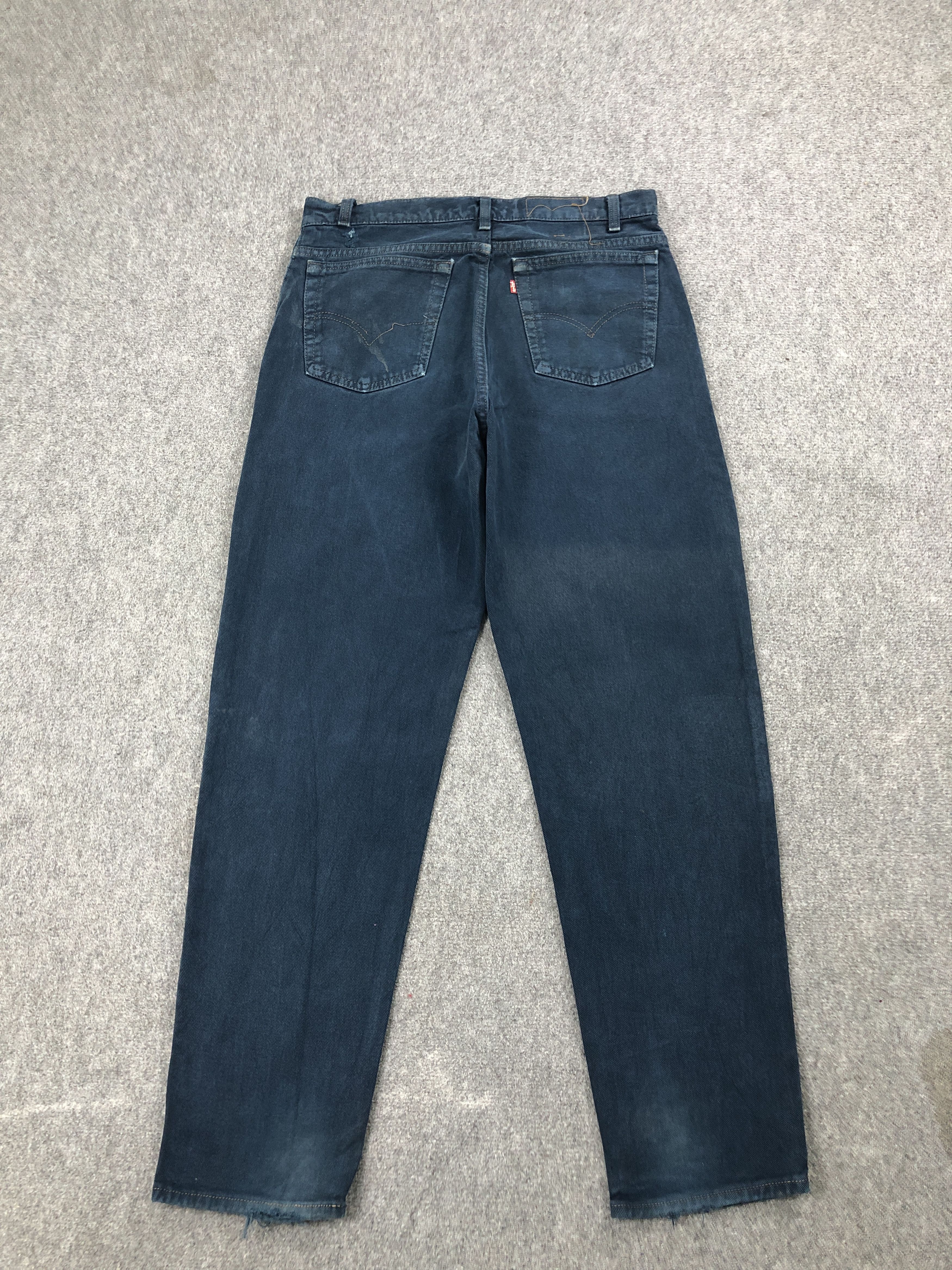 Levi's Vintage 90s Levis 550 Dark Blue Jeans DP2536 Size US 32 / EU 48 - 3 Thumbnail