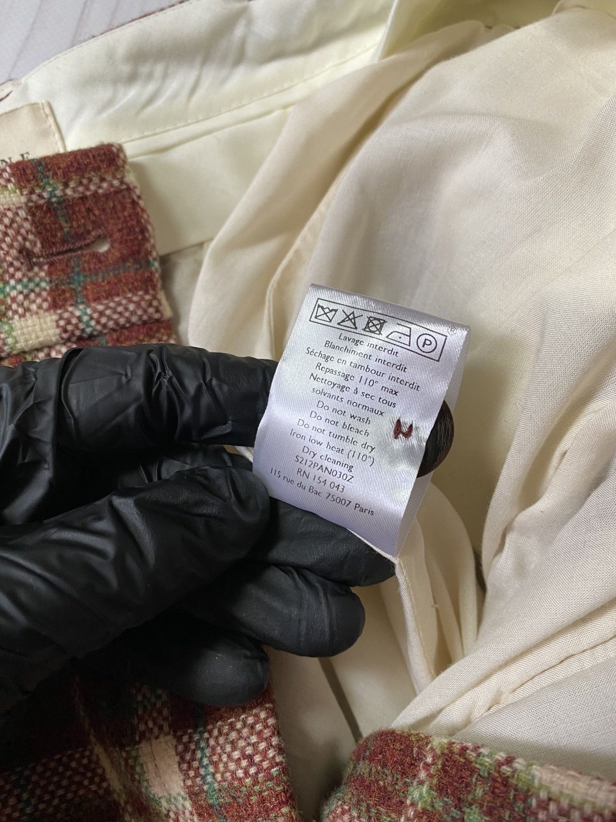 Sezane Sezane theophile plaid wool trousers Size 25" / US 0 / IT 36 - 5 Thumbnail