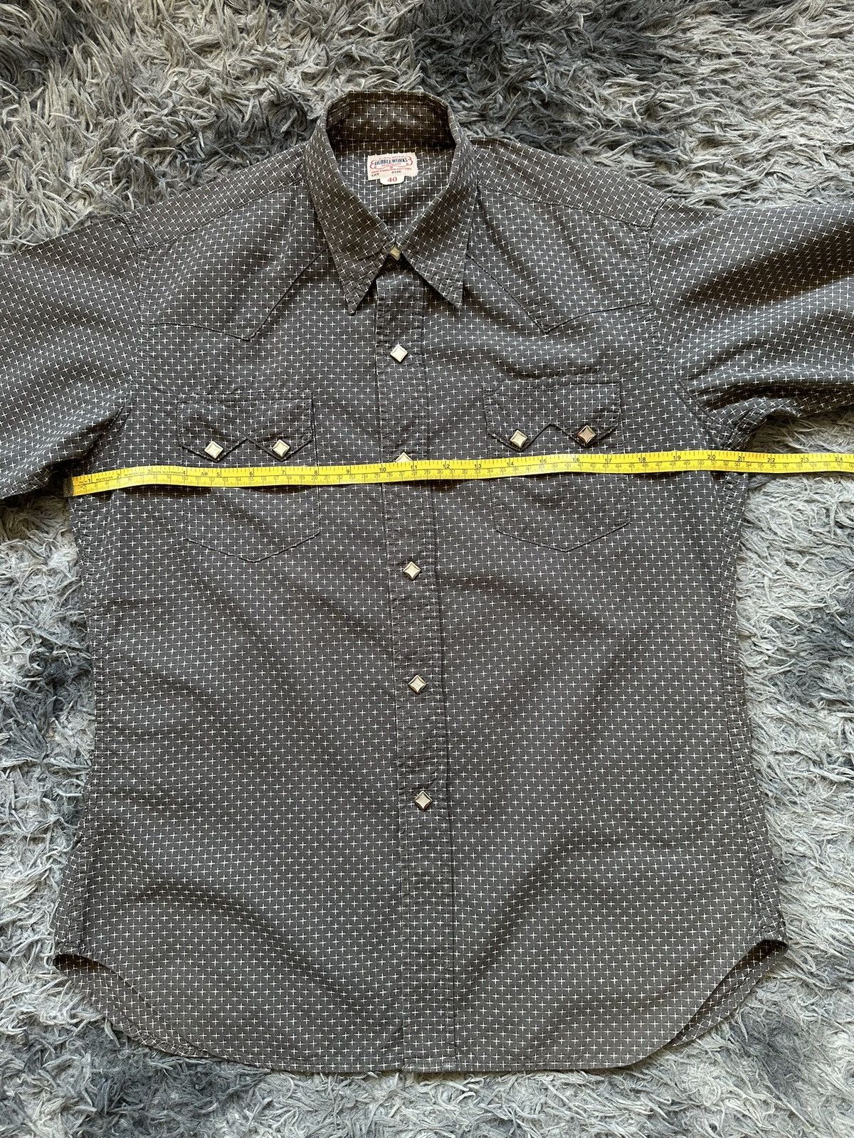 Warehouse & Co. 2010’s Doubleworks by Warehaouse sashiko western shirt Size US M / EU 48-50 / 2 - 9 Thumbnail