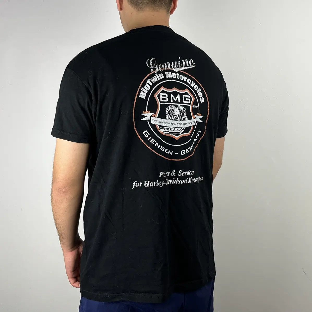 Band Tees BMG True Classic motorcycles Tshirt size XLarge Size US XL / EU 56 / 4 - 2 Thumbnail