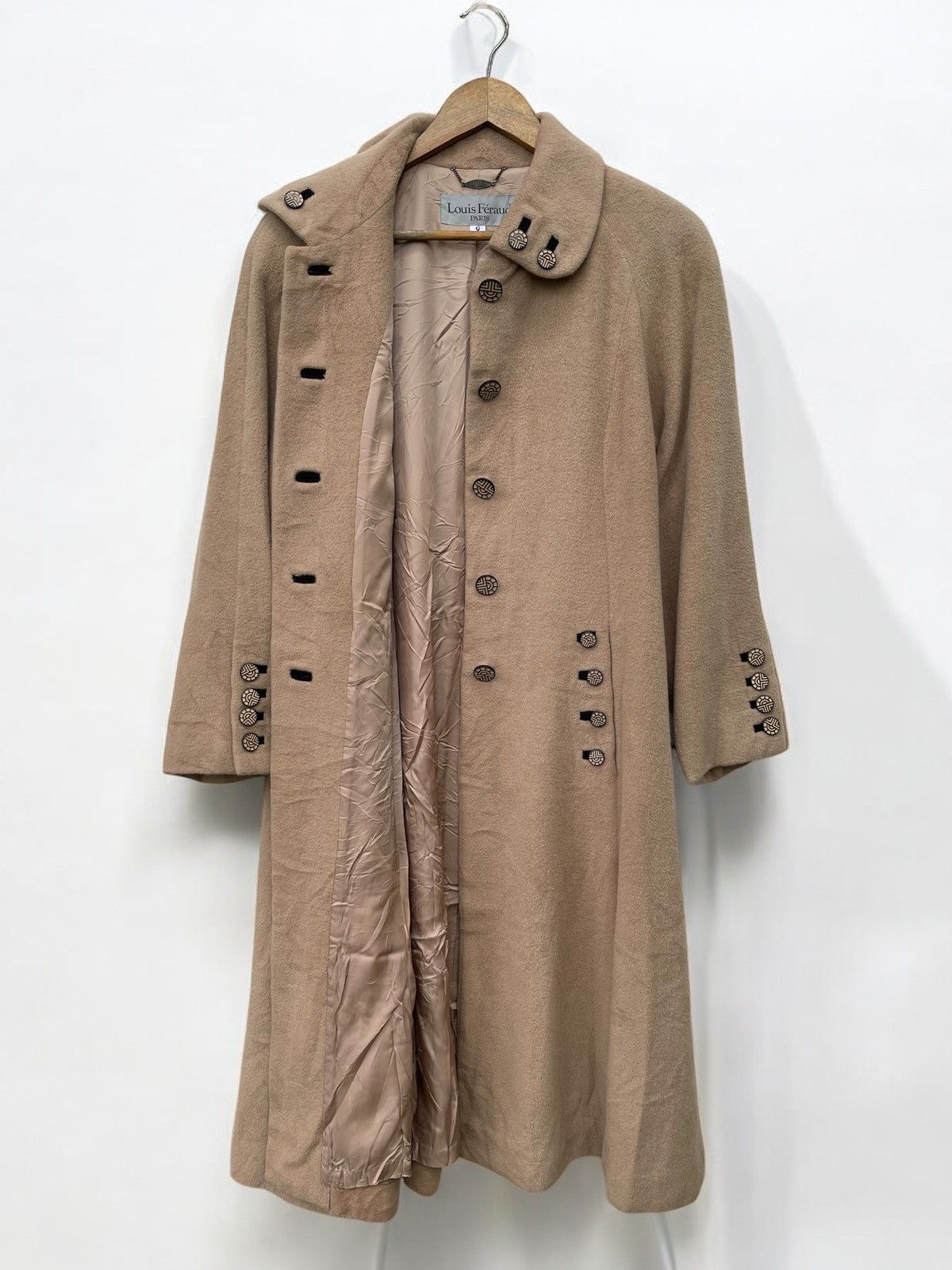 Louis Feraud 🔥Vintage Louis Feraud Women's Button Overcoat Size L / US 10 / IT 46 - 3 Thumbnail