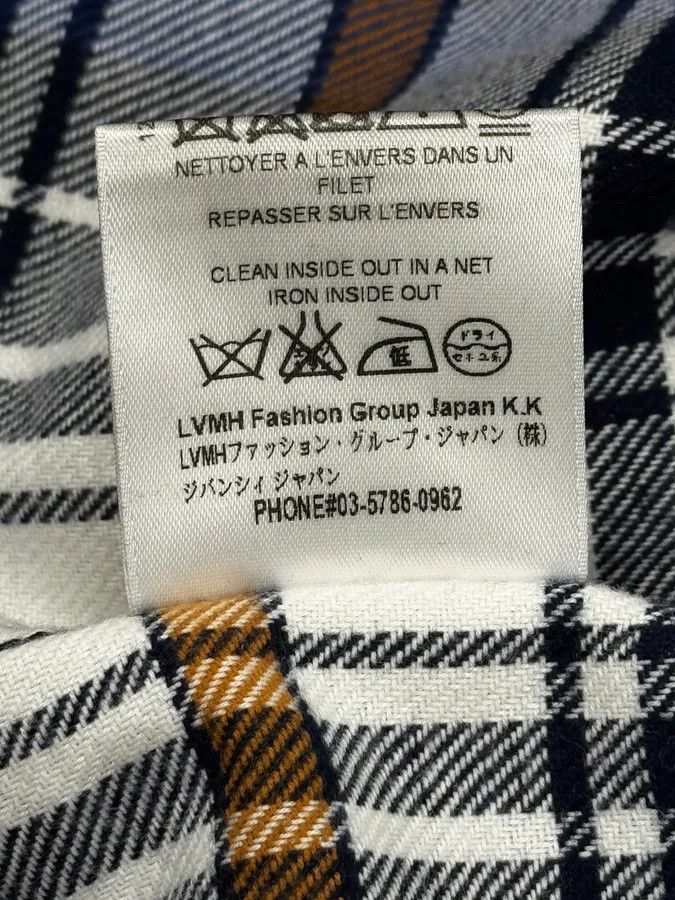 Givenchy AW2017 Givenchy Navy Checkered Shirt by Riccardo Tisci Size US M / EU 48-50 / 2 - 13 Thumbnail