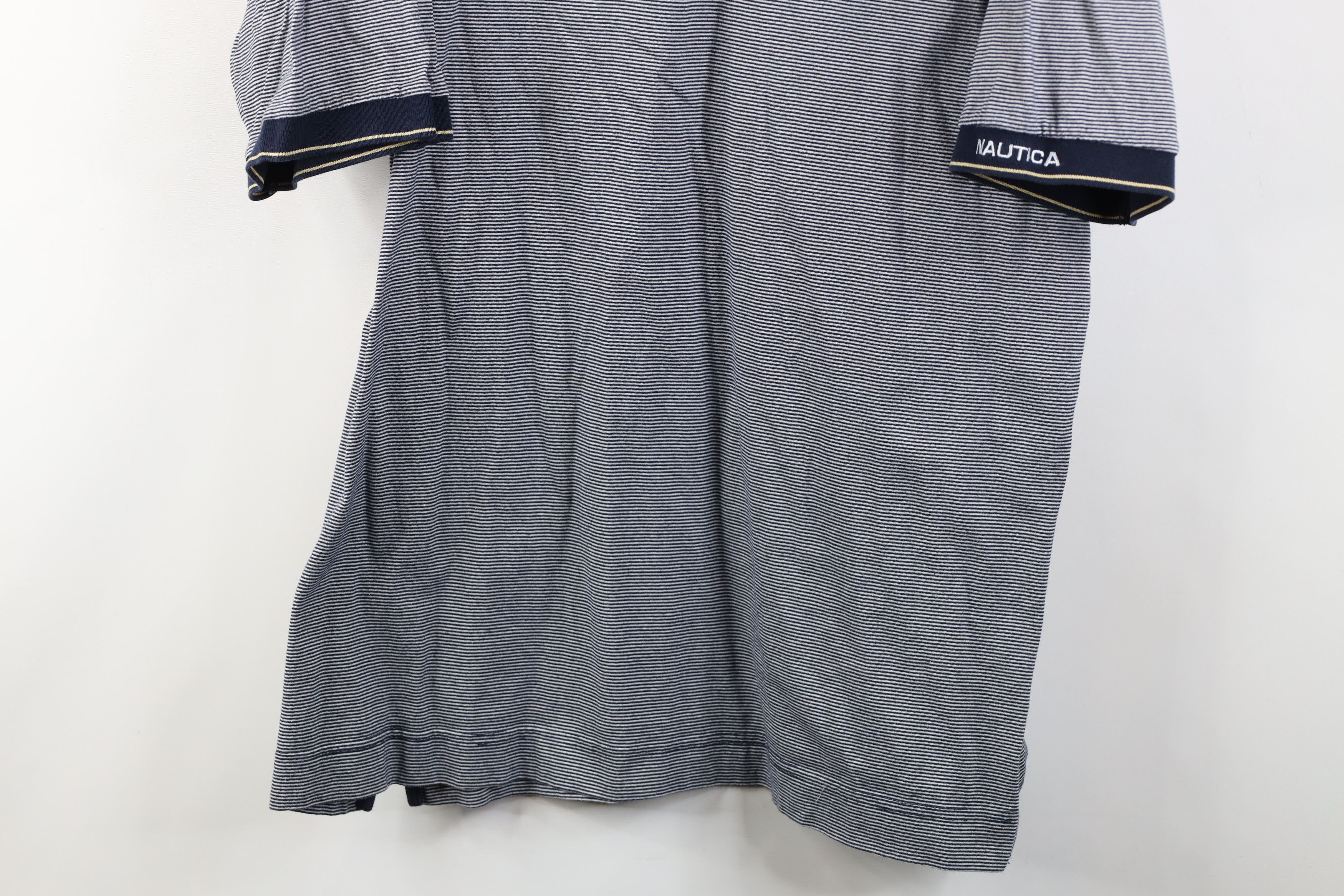 Nautica Vintage 90s Nautica Spell Striped Collared Golf Polo Shirt Size US XXL / EU 58 / 5 - 3 Thumbnail