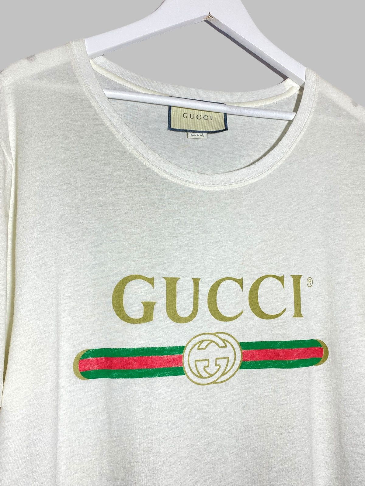 Gucci 🔥 GUCCI LOGO TEE Y2K VIBES LIGHTWEIGHT ITALIAN FLEX PIECE Size US L / EU 52-54 / 3 - 2 Thumbnail