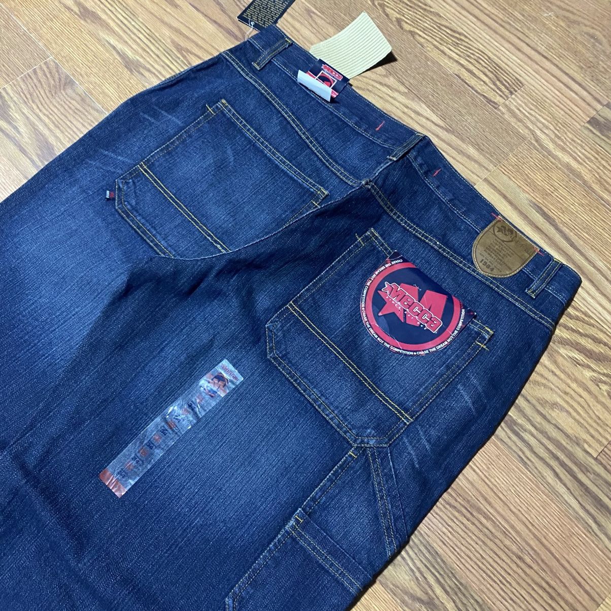 Mecca Y2k 2000s mecca usa baggy wide leg jeans Size US 42 / EU 58 - 1 Thumbnail