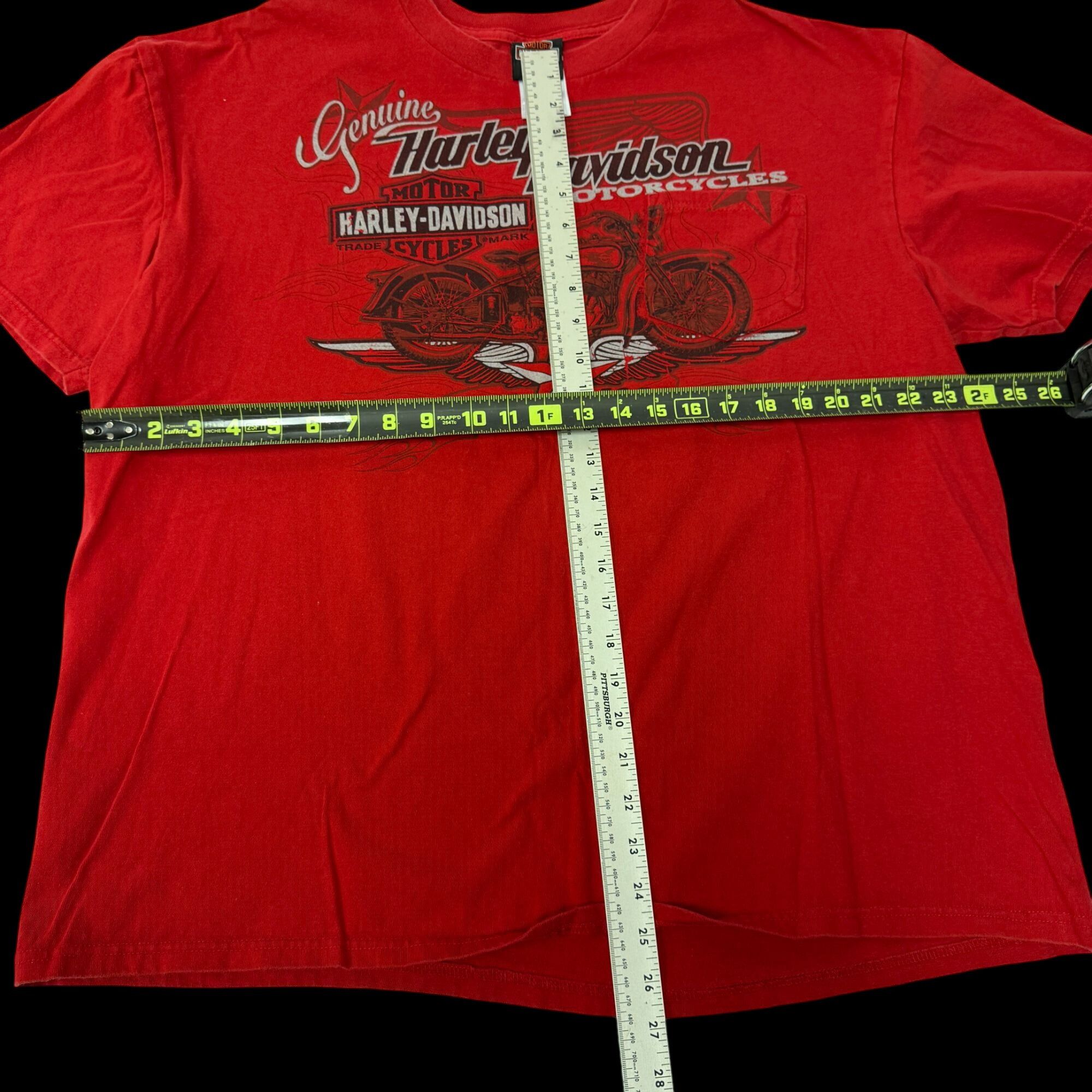 Harley Davidson H-D COWBOY COUNTRY USA TEXAS Longhorn Motorcycle Biker Shirt Size US XXL / EU 58 / 5 - 8 Thumbnail