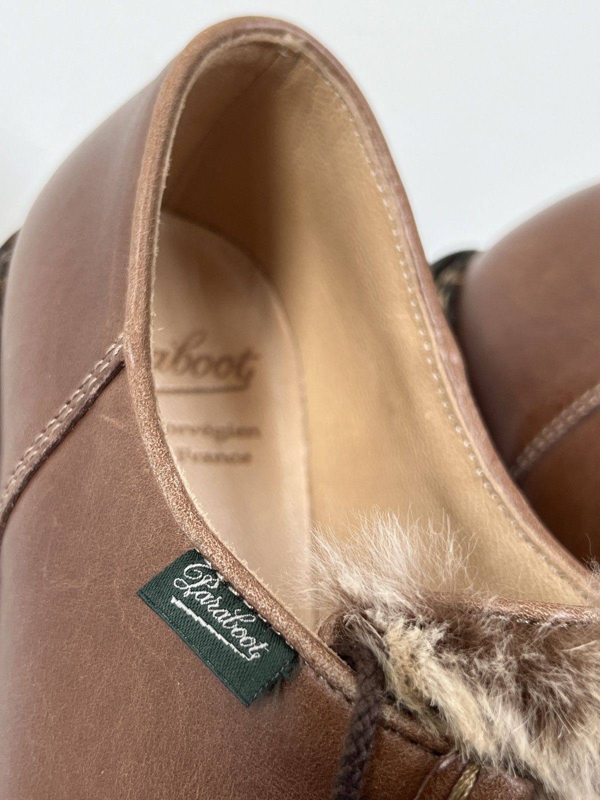Paraboot Paraboot Michael Griff II Rabbit Fur Shoes sz 4 Size US 5 / EU 37 - 15 Thumbnail