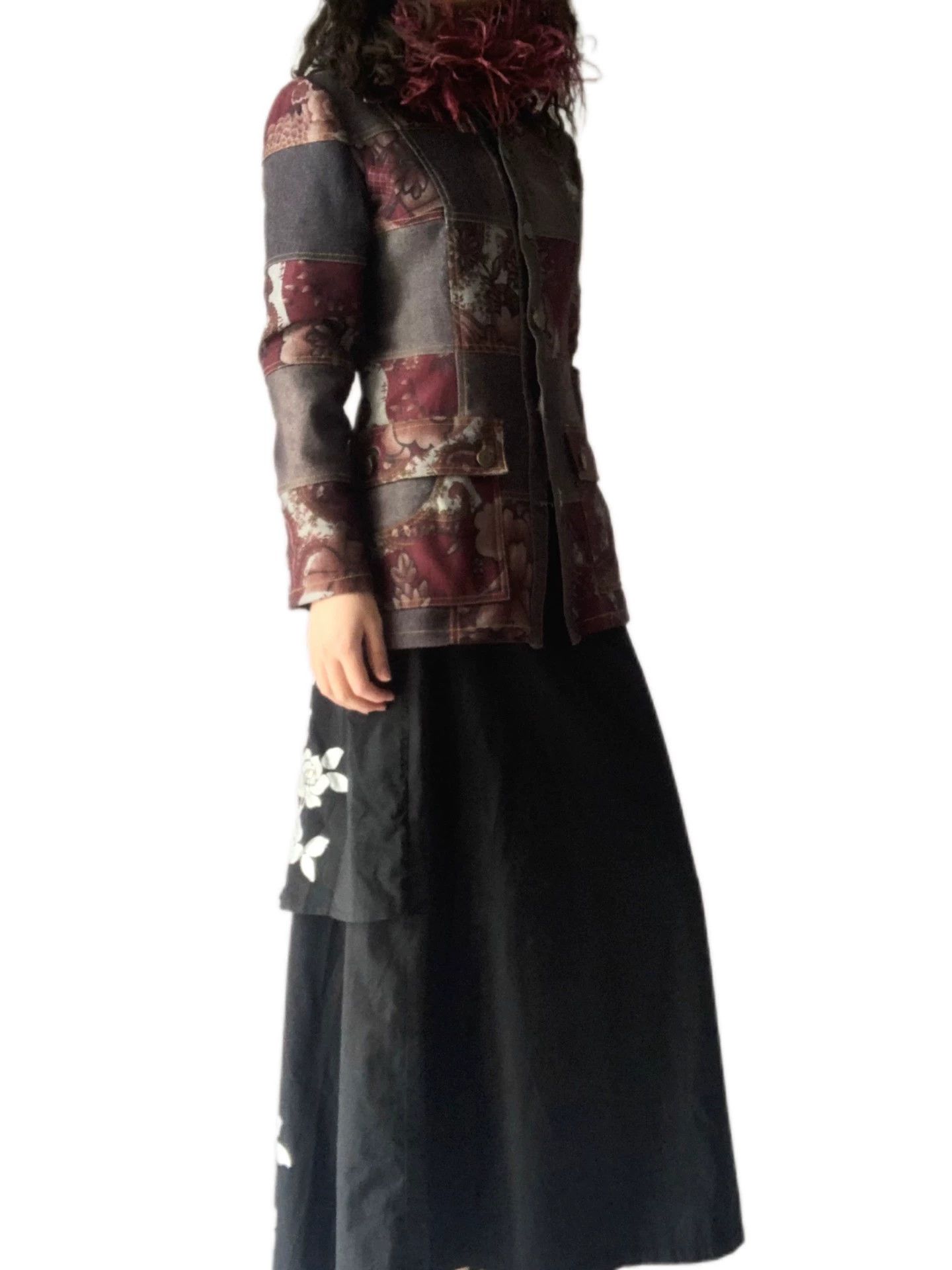 Other ozz on denim paneled suit jacket L Size L / US 10 / IT 46 - 3 Thumbnail