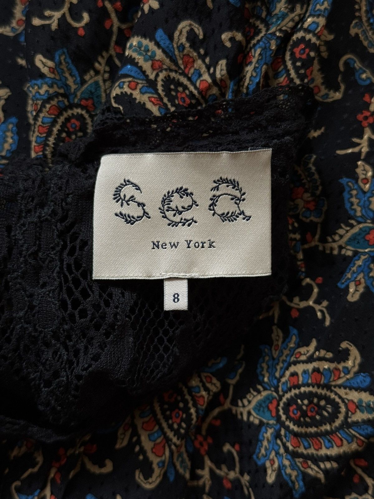 Designer × Sea New York Sea New York oldmoney style 100% silk coloured blouse Size M / US 6-8 / IT 42-44 - 5 Thumbnail