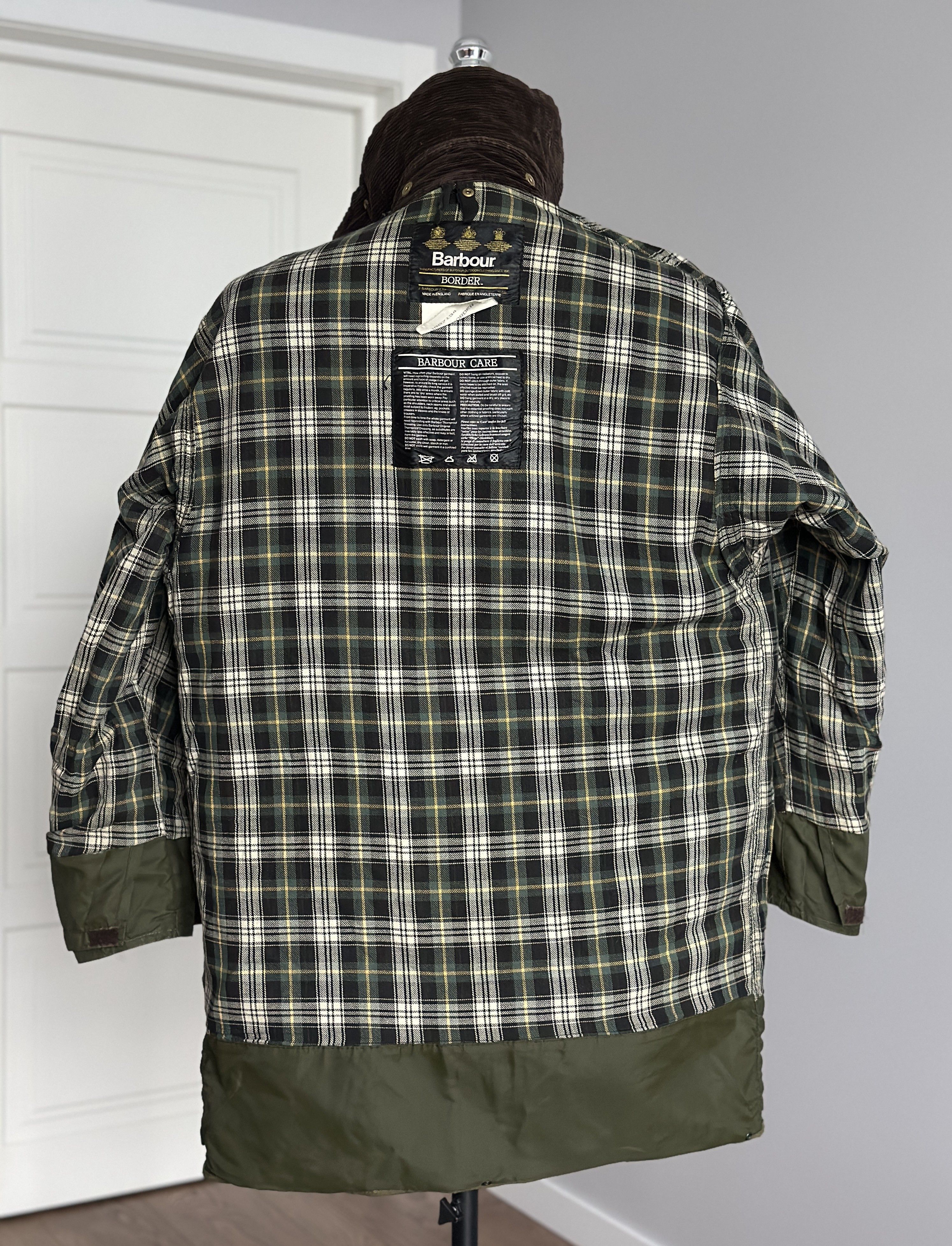 Barbour Vintage BARBOUR A200 Border Wax Jacket C40/102CM England Size US L / EU 52-54 / 3 - 16 Thumbnail