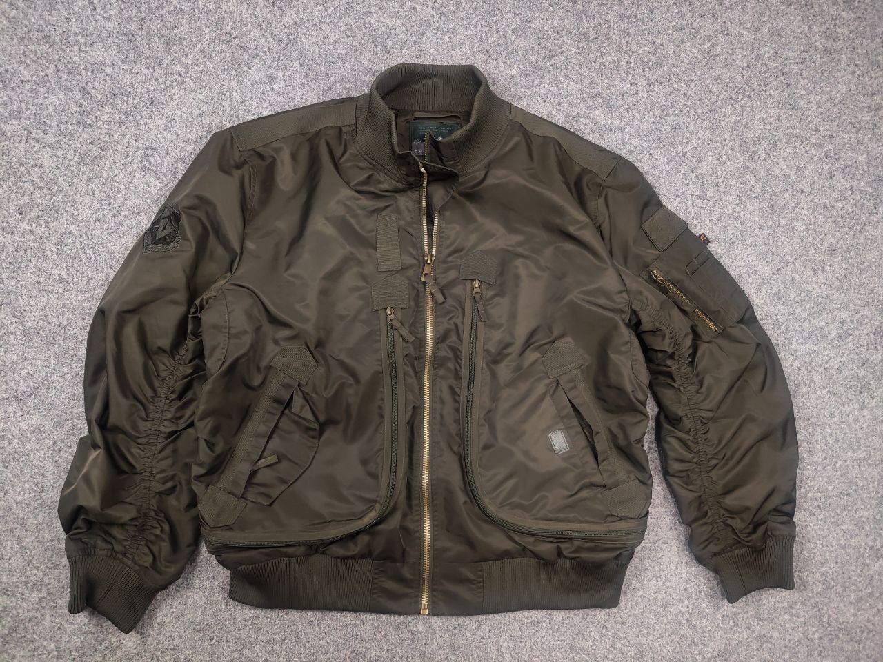 Vintage Vintage Air Force USA industr military Bomber Bondage Jacket Size US XL / EU 56 / 4 - 2 Thumbnail