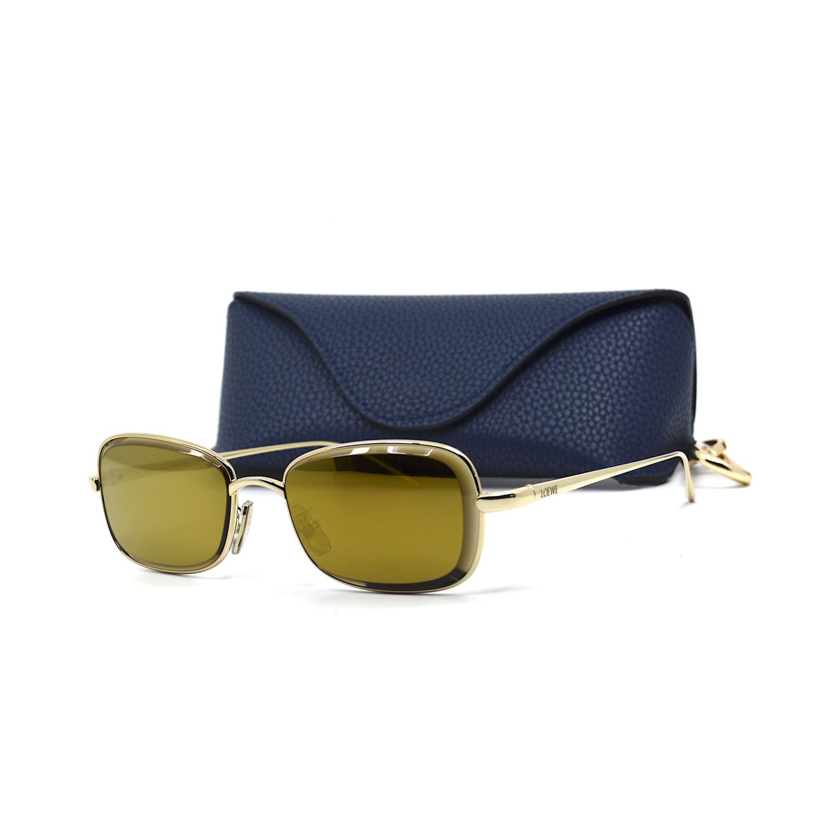NEW LOEWE LW40159U 32G SUNGLASSES UNISEX SQUARE YELLOW NEW LOEWE LW40159U 32G SUNGLASSES UNISEX SQUARE YELLOW  main image 2