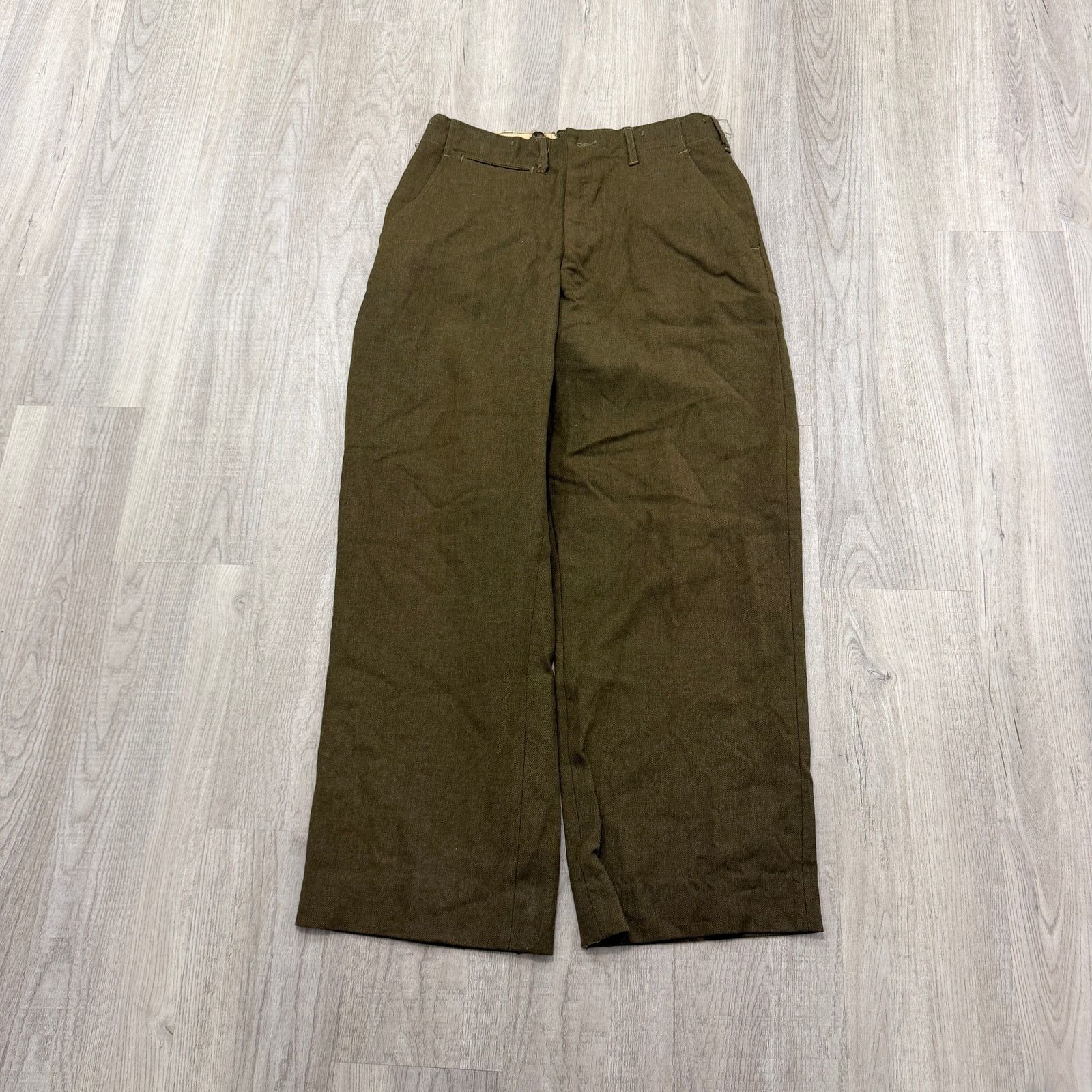 Vintage Vintage US Arm Korean War Wool Uniform Pants Men's 29x27 Size US 29 - 1 Thumbnail