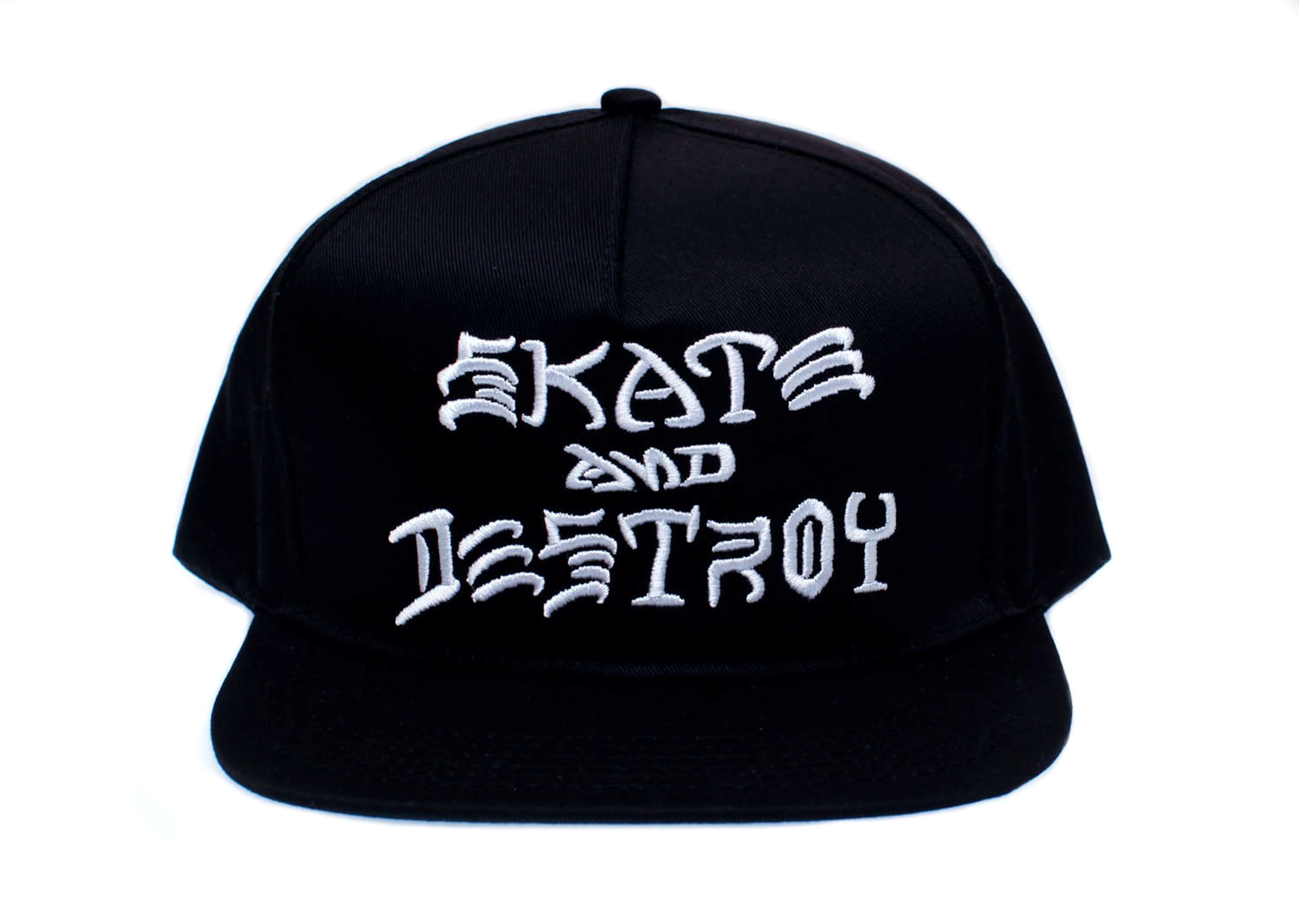 Other Thrasher Skate and Destroy Hat embroidered Flat Brim Snap Size ONE SIZE - 1 Thumbnail