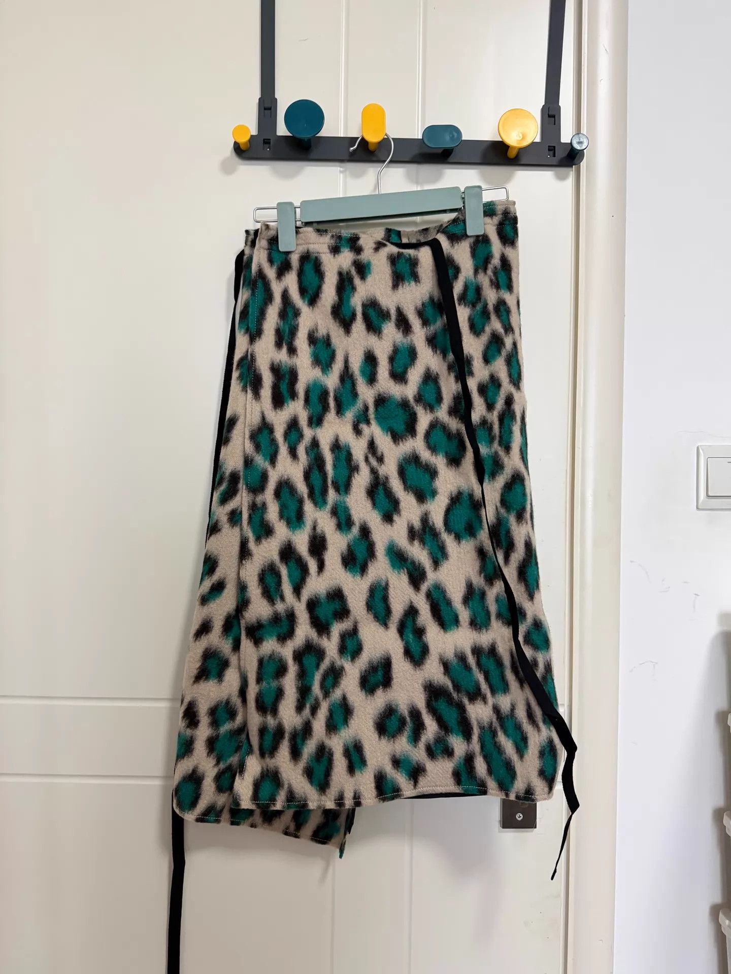 MM6 mm6 women's wool leopard print skirt 72 Size 25" / US 0 / IT 36 - 1 Thumbnail