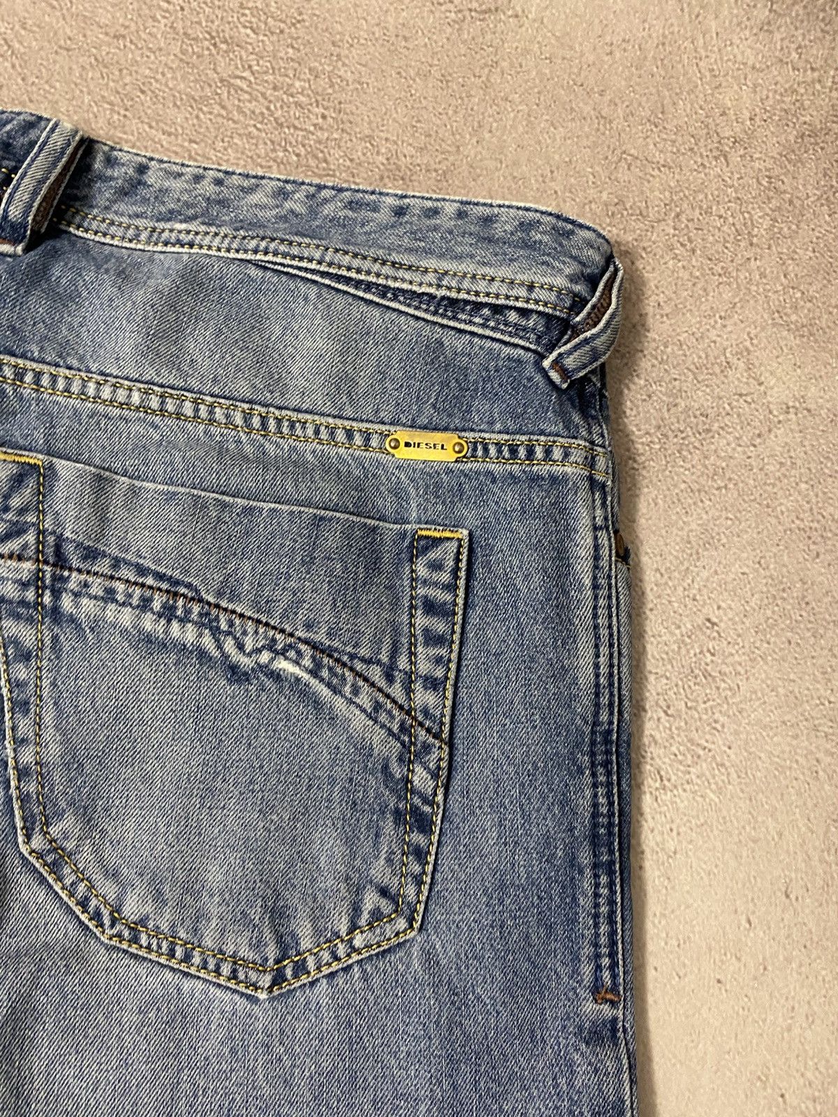 Diesel Diesel Faded blue Baggy avant garde denim y2k jeans pants Size US 32 / EU 48 - 8 Thumbnail